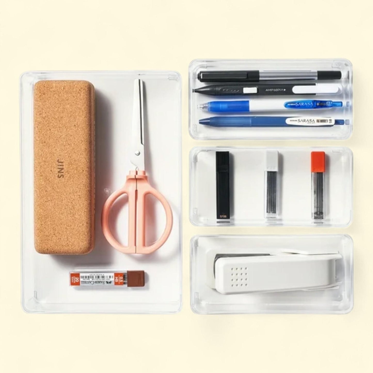 Sorbus Storage Bin Drawer Organizers, 4-Piece Set