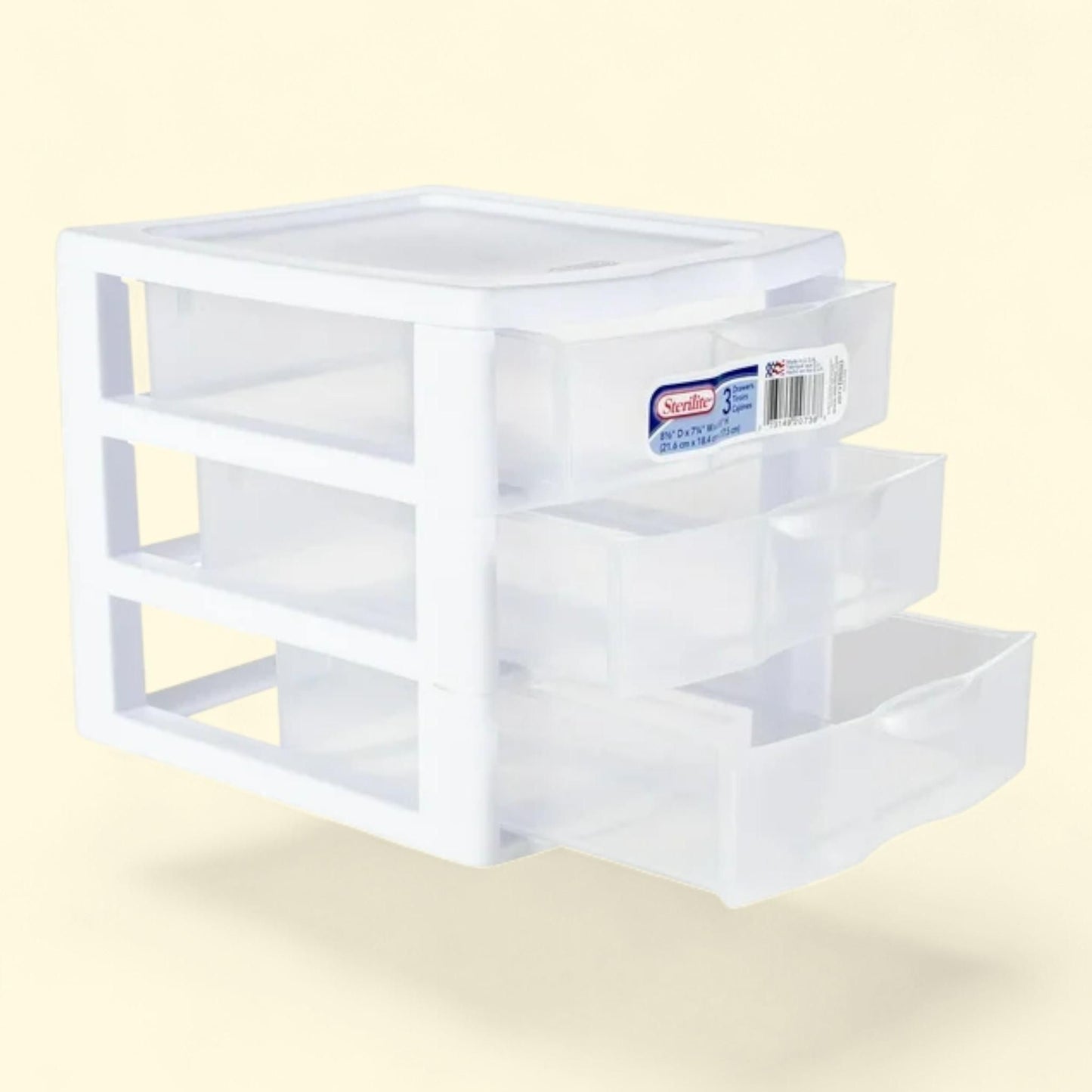 Sterilite 3 Drawer Unit, Small