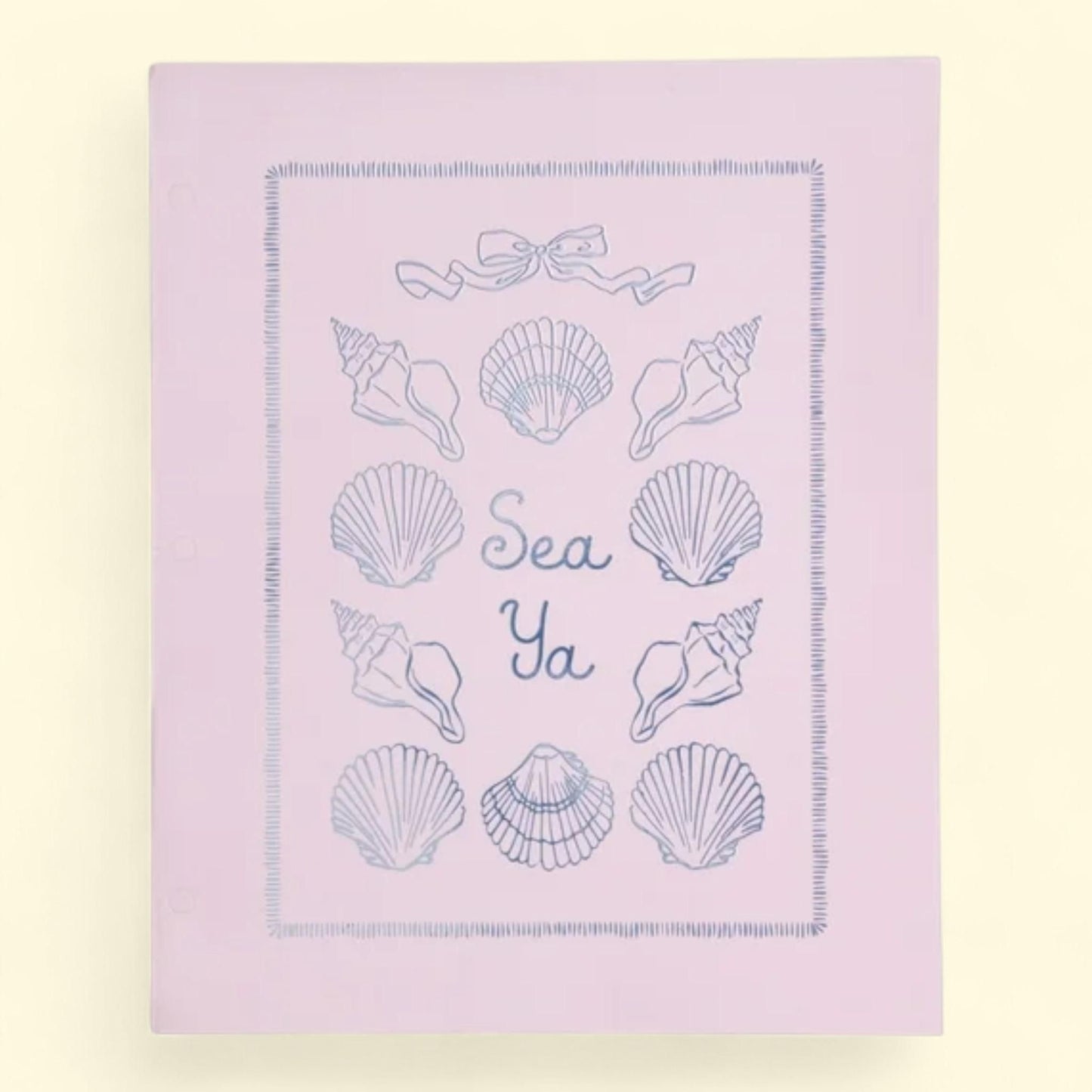 Ecokind Seashell Two-Pocket Folder, 11.7" x 9.6" — authentic US product shipped worldwide by Treatspree