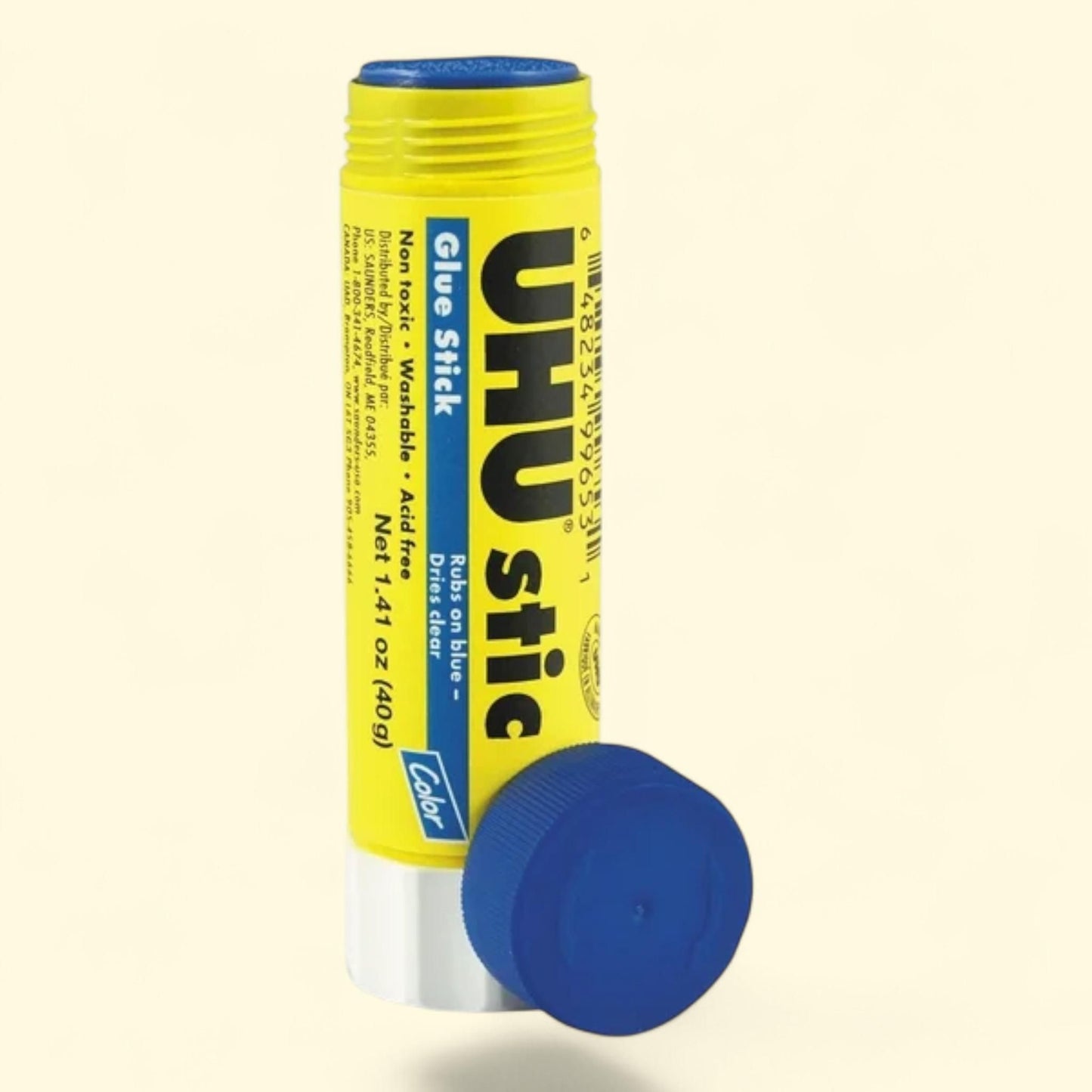 Uhu Glue Stick, Blue, 1.41 oz. — authentic US product shipped worldwide by Treatspree