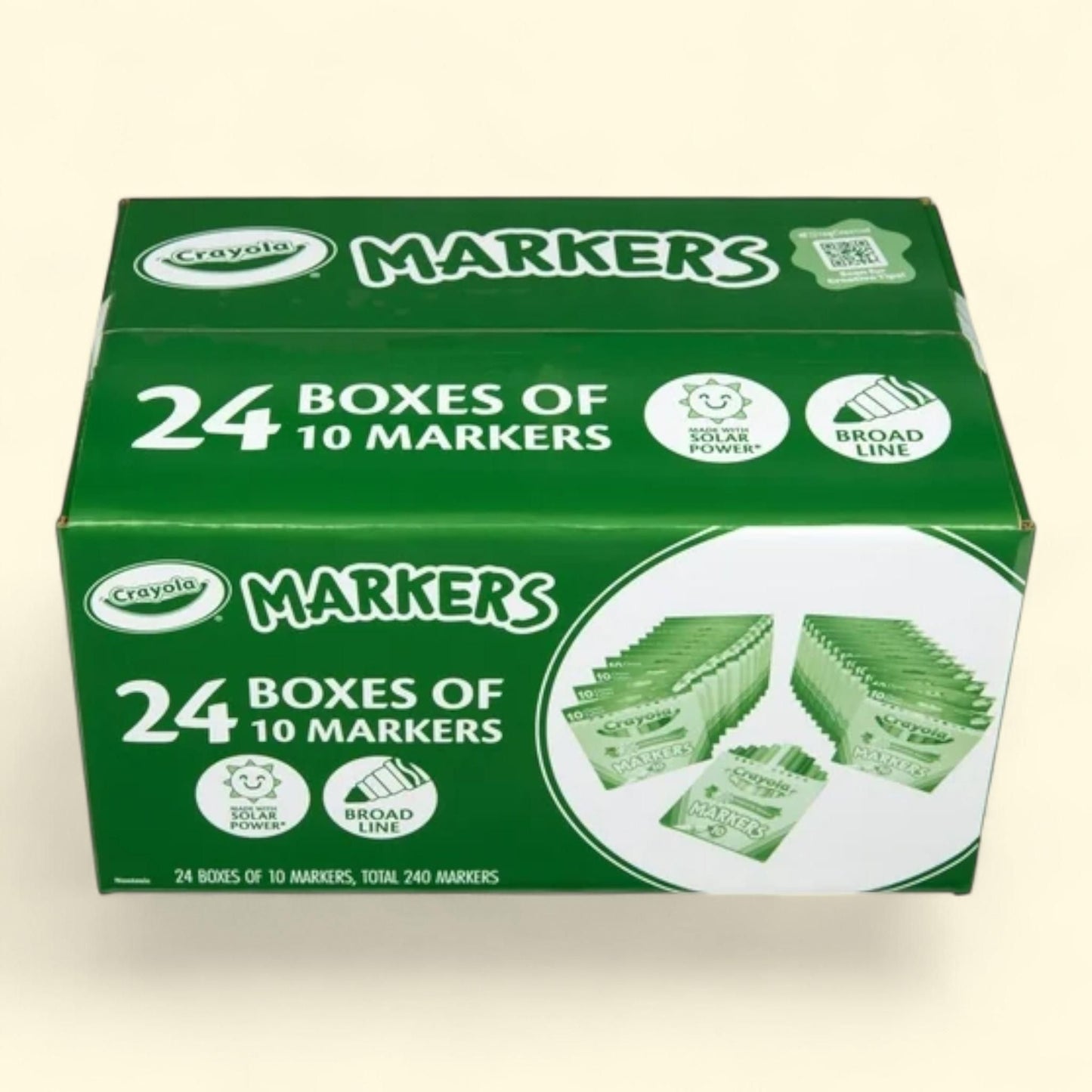 Crayola Markers, 24pk (Broad Line) — authentic US product shipped worldwide by Treatspree