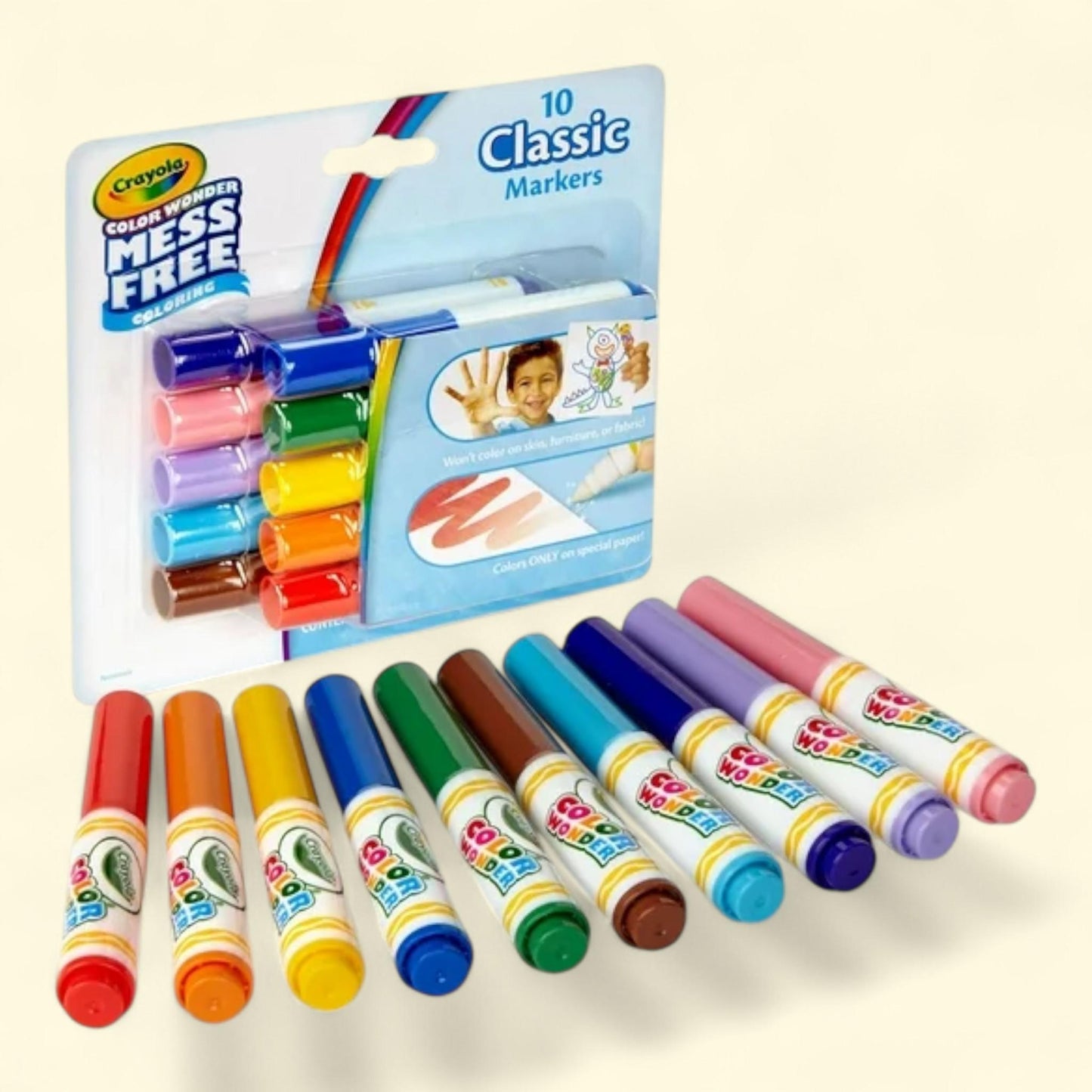 Crayola Color Wonder Mini Markers, 10 Ct