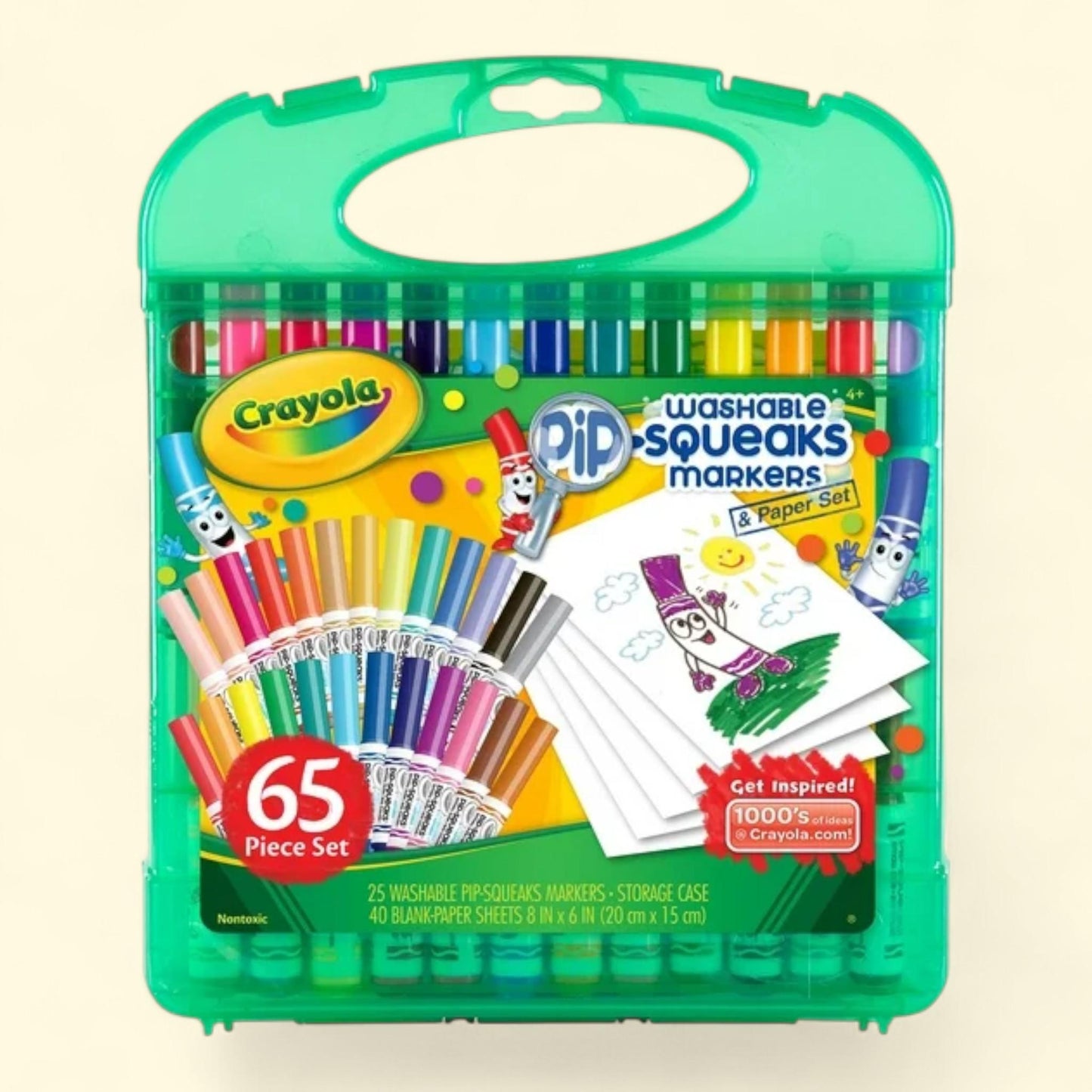 Crayola Pip Squeaks Washable Markers Set, Arts and Crafts Set, Gift for Kids, Ages 4, 5, 6, 7
