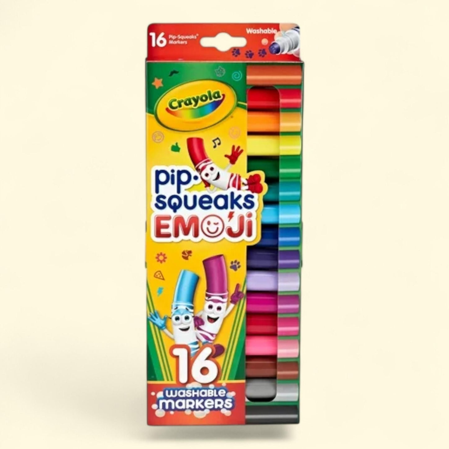 Crayola Pip-Squeaks Washable Markers, 16 Count — authentic US product shipped worldwide by Treatspree