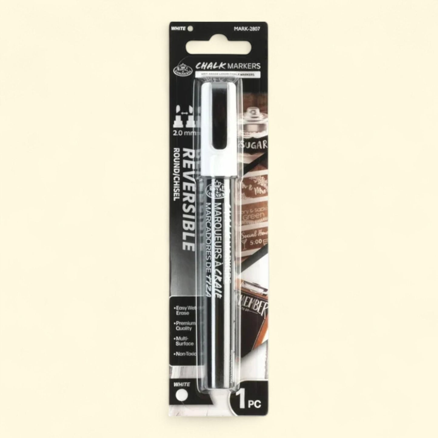 Royal & Langnickel Chalk Marker, 2mm White