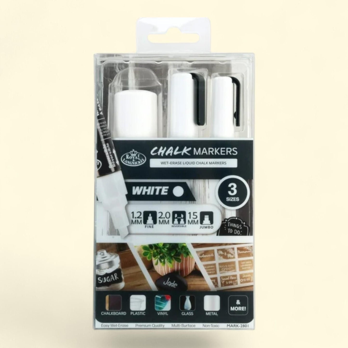 Royal & Langnickel Chalk Marker Set, 3 Piece