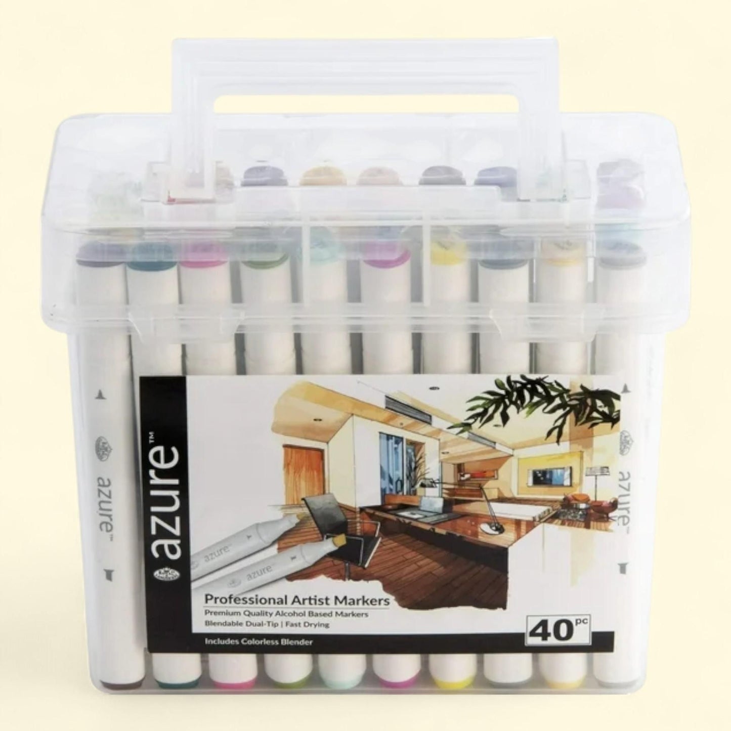 Royal & Langnickel Azure Color Marker Set, 40pc — authentic US product shipped worldwide by Treatspree