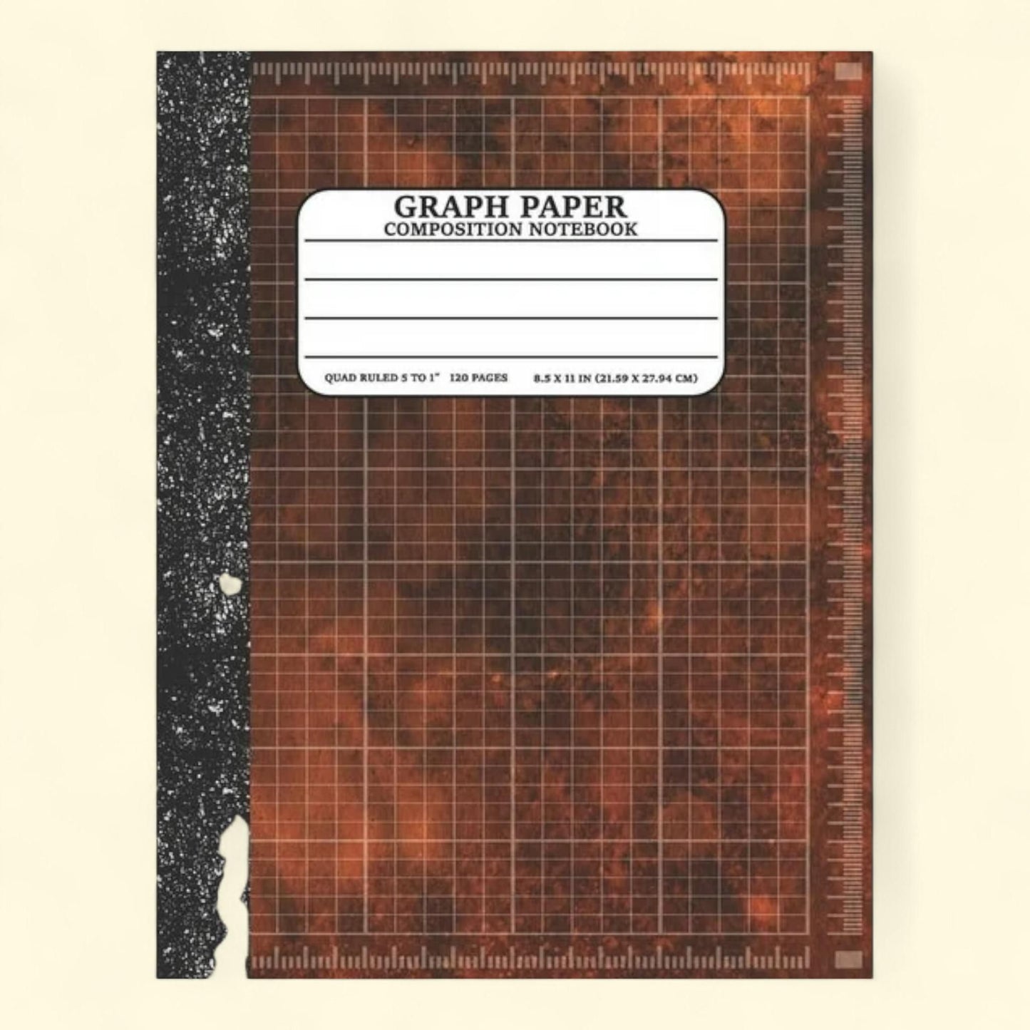 Caped SuperHero KaPow! Composition Notebook, 8-1/2" x 11"