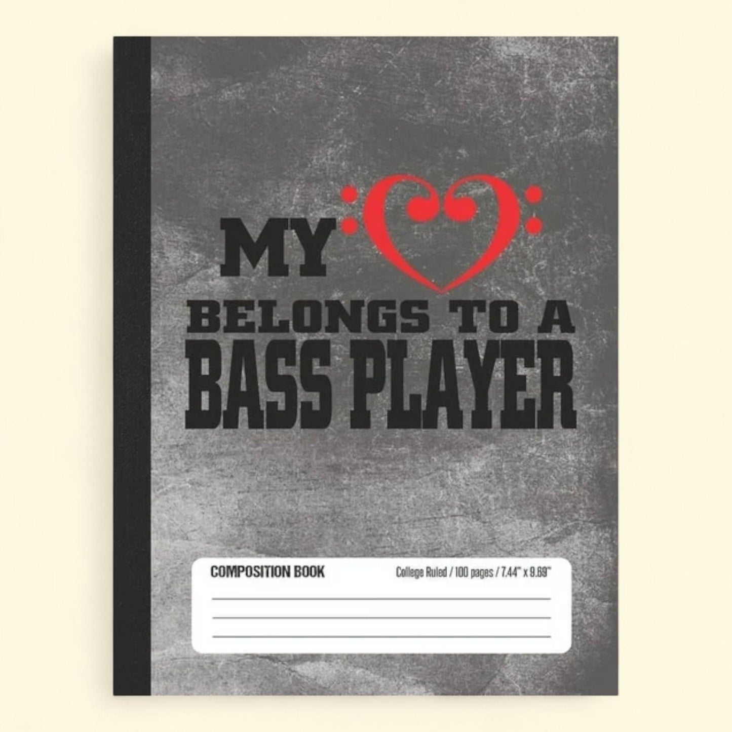 Composition Notebook: Fun Unicorn, Wide Ruled 7.5 x 9.25 in