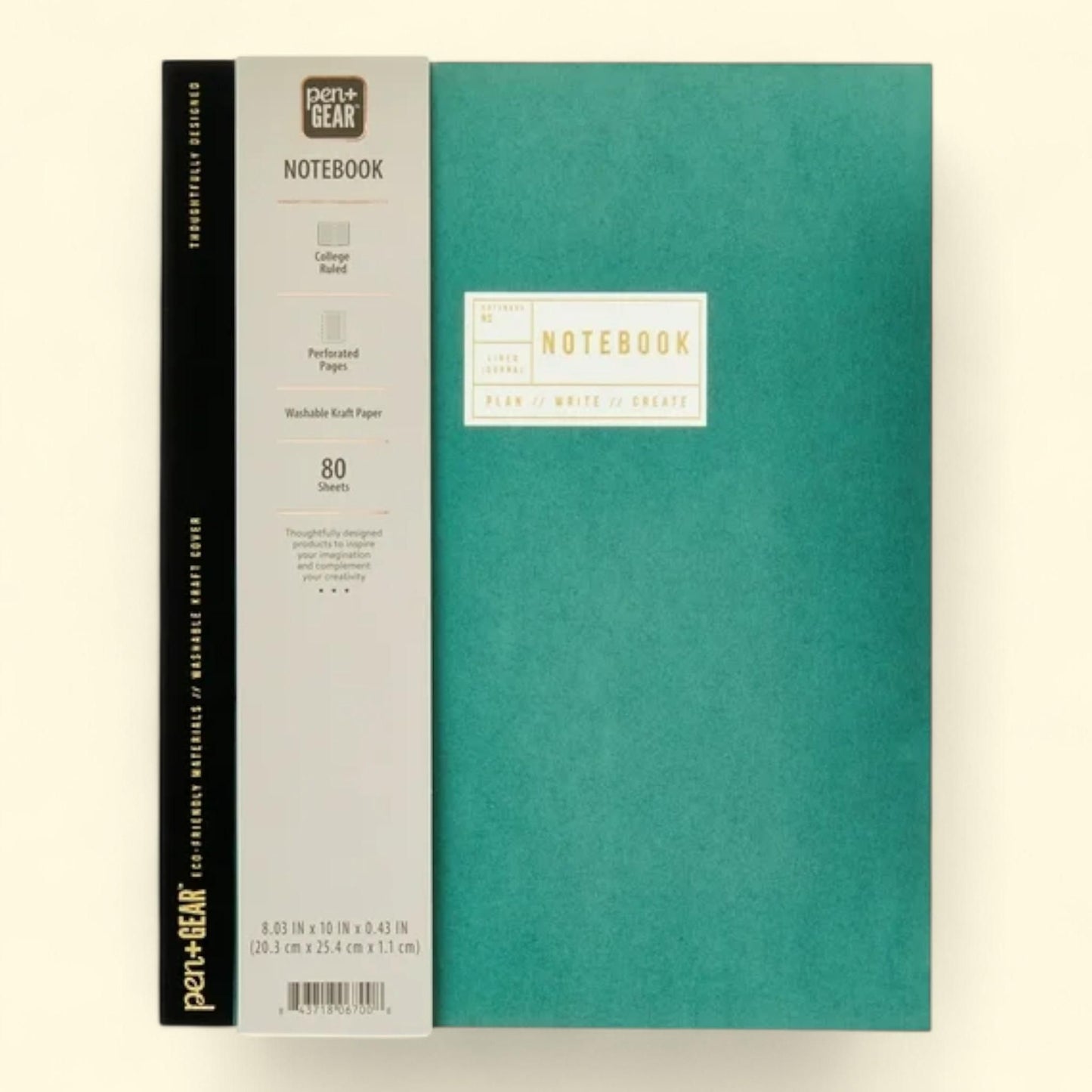 Eat Sleep Hockey Repeat Notebook, 6x9 inches