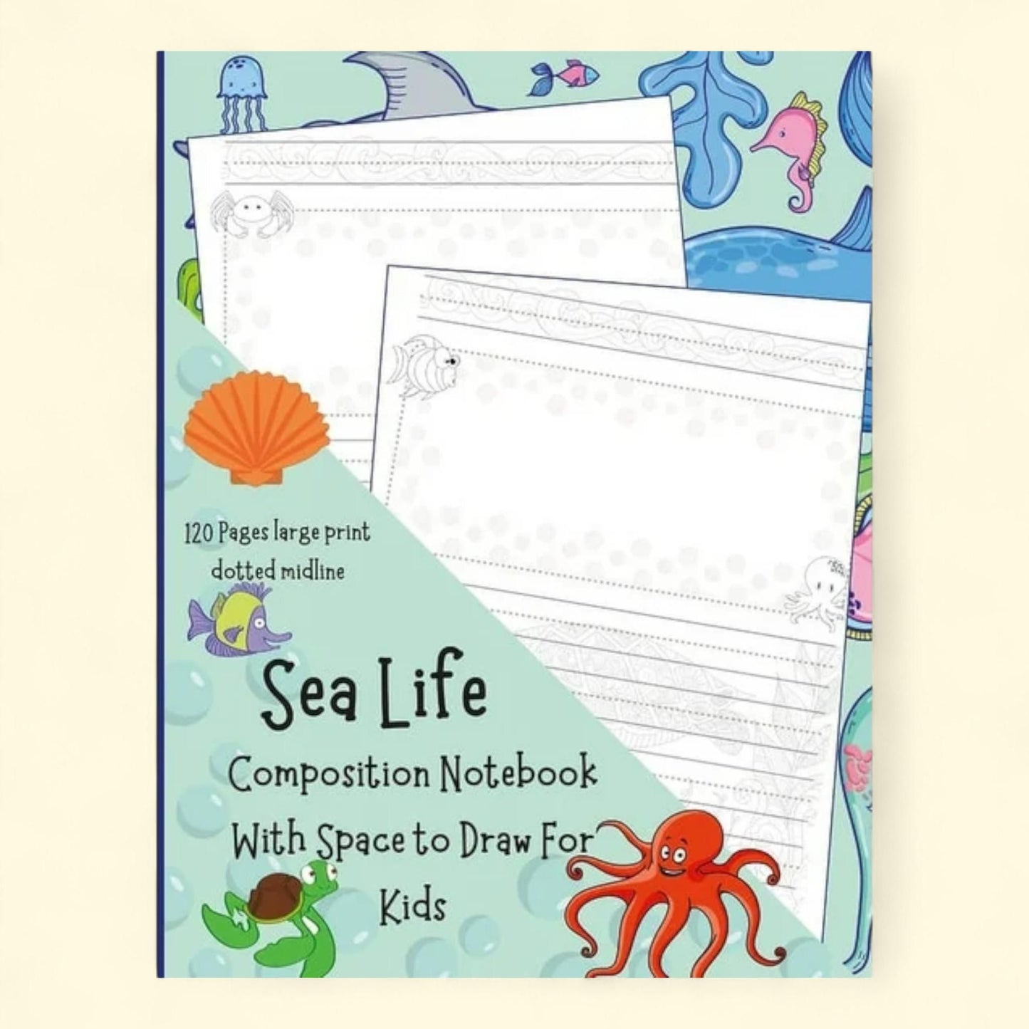 Graph Composition Notebook, Large Size 8.5x11 Inches