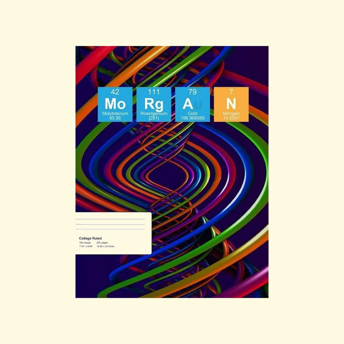 Mead Notebook, 5 Subject, 8" x 10.5" — authentic US product shipped worldwide by Treatspree