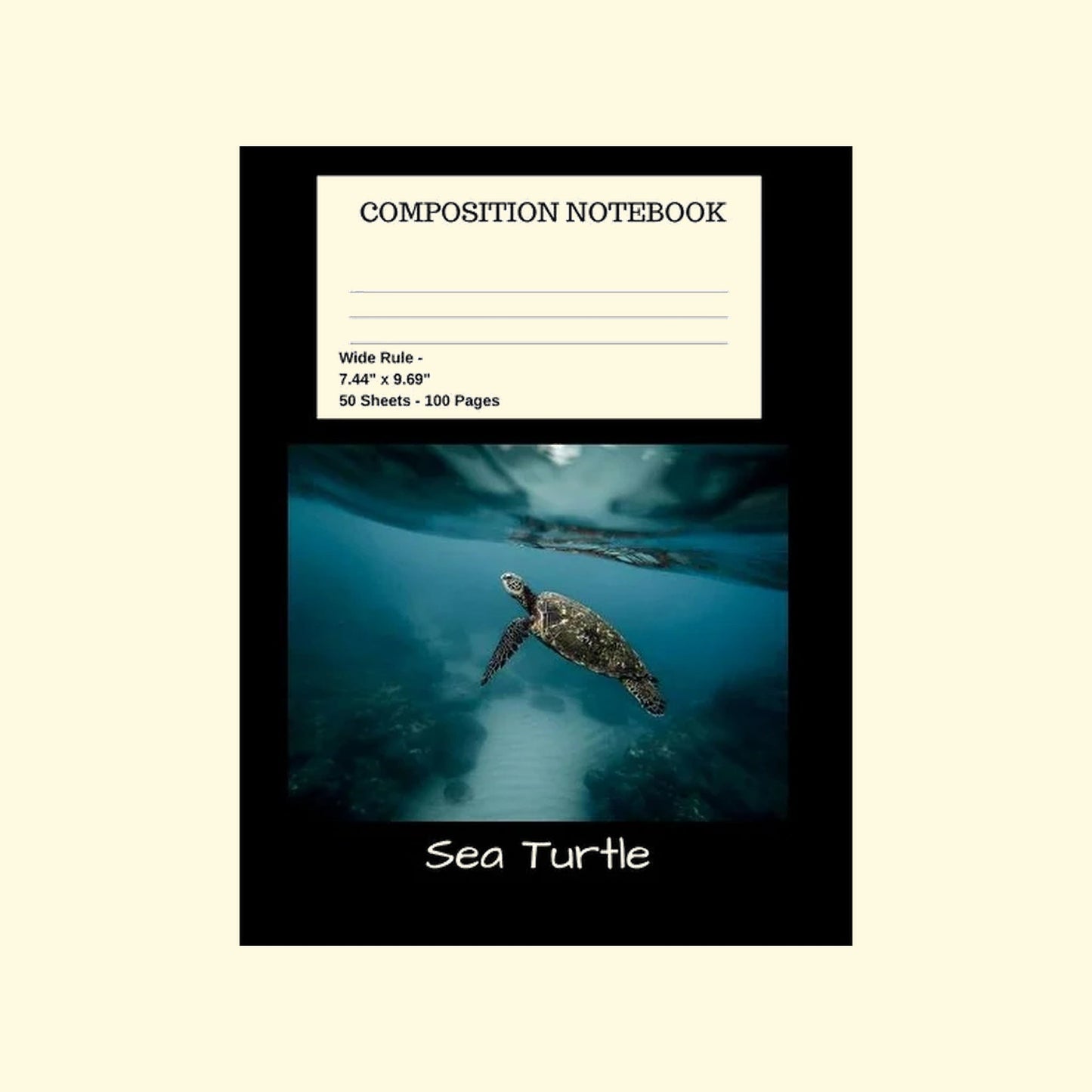 Kat Composition Notebooks, 8.5in x 11in, Multicolor, 104 Sheets — authentic US product shipped worldwide by Treatspree