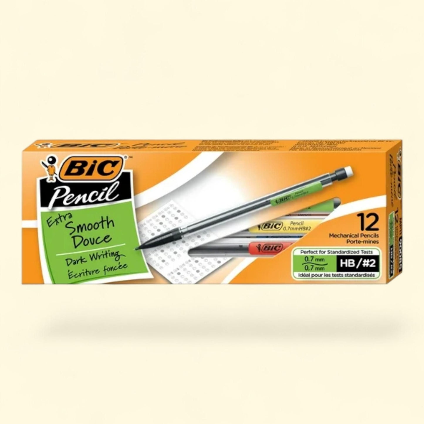 BIC Xtra-Smooth Mechanical Pencils, Medium Point (0.7mm), 12-Count Pack