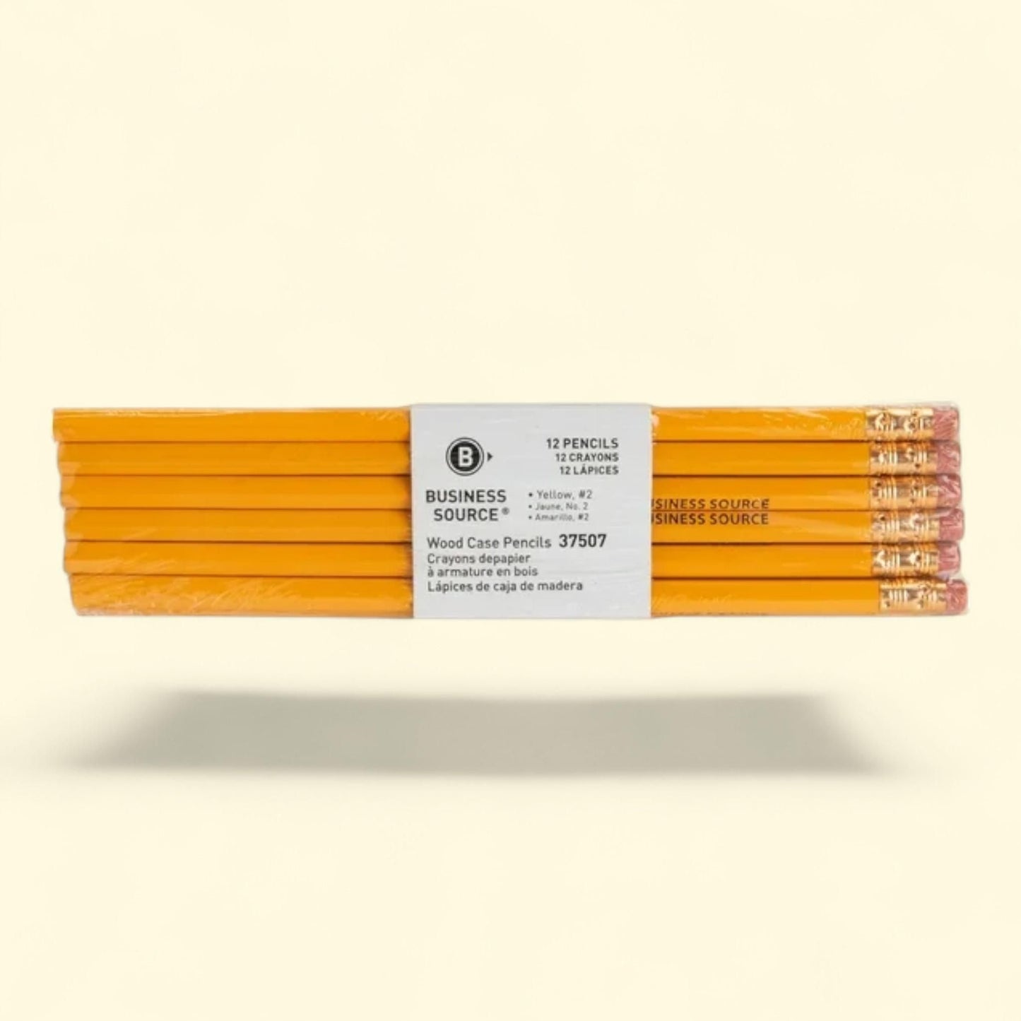 Business Source Woodcase Pencils No. 2 12/pk Yellow