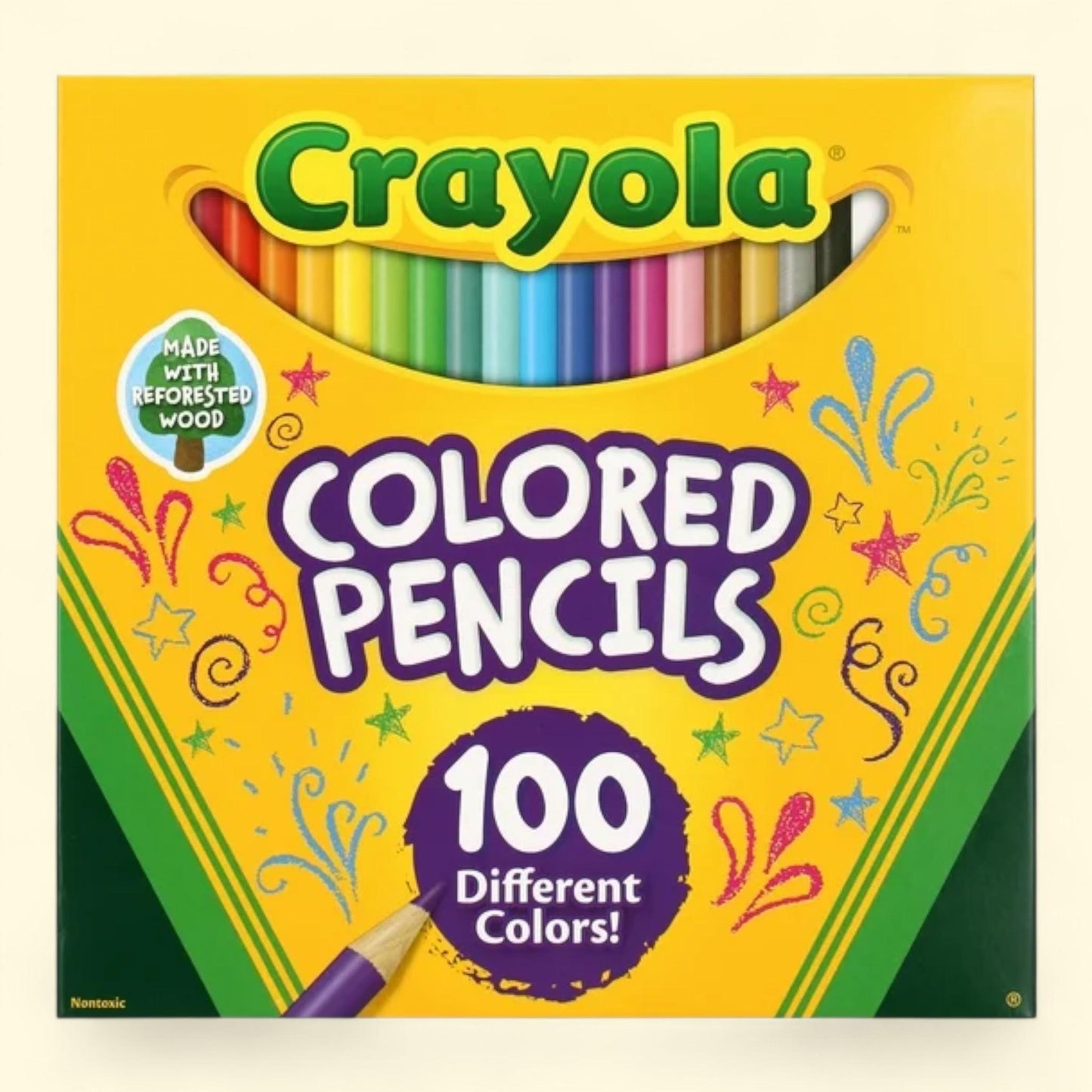 Crayola Colored Pencils, 100 Ct — authentic US product shipped worldwide by Treatspree