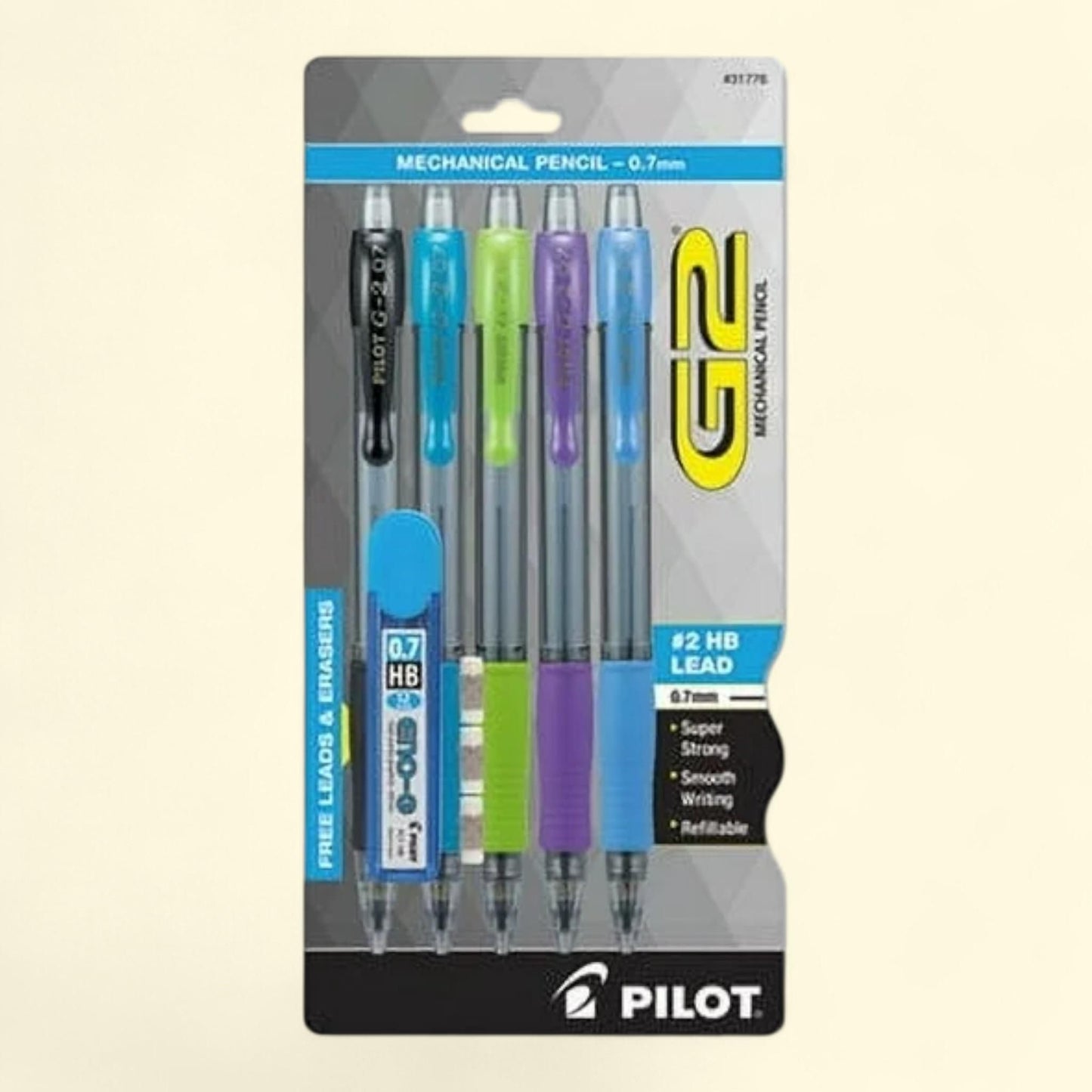 G2 Mechanical Pencil, 0.7 mm, 5 Count — authentic US product shipped worldwide by Treatspree