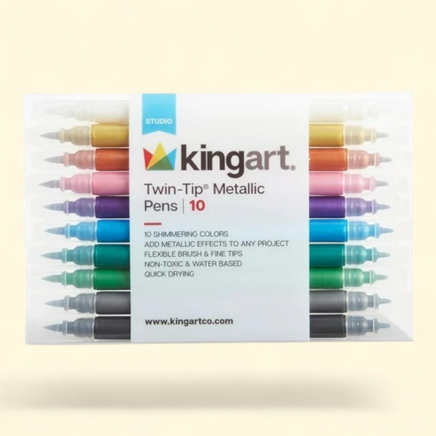 KINGART Metallic Pens, 10 Count