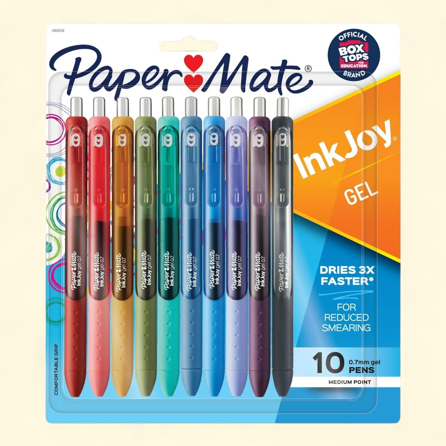 Paper Mate InkJoy Gel Pens, Medium Point, Assorted, 10 Count — authentic US product shipped worldwide by Treatspree