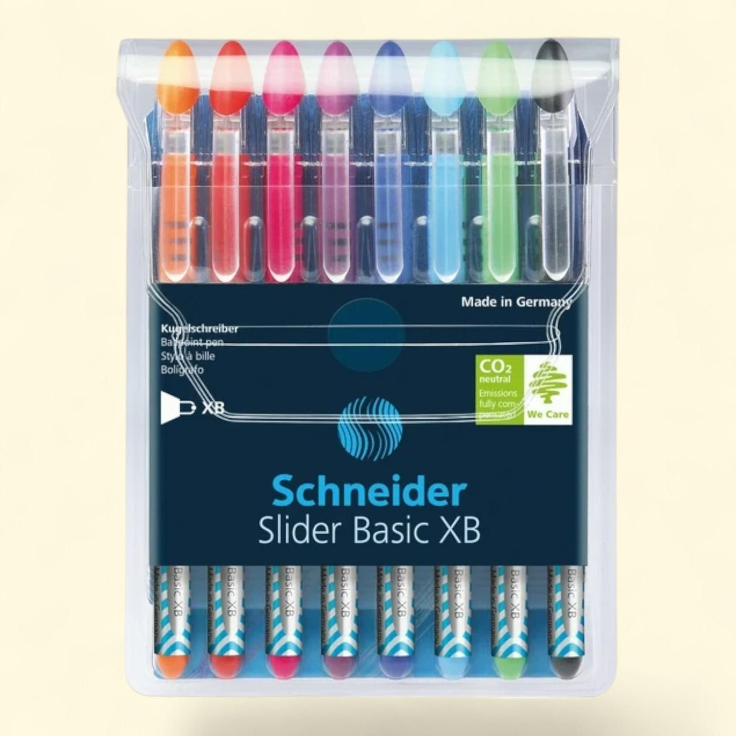 Schneider, Slider Basic XB Ballpoint Pens, 8 / Pack — authentic US product shipped worldwide by Treatspree