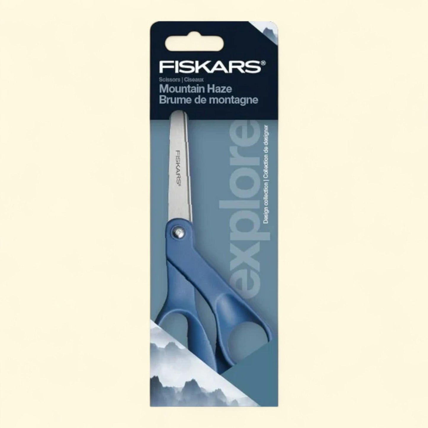 Fiskars Explore Fabric Scissors, 8" Blue