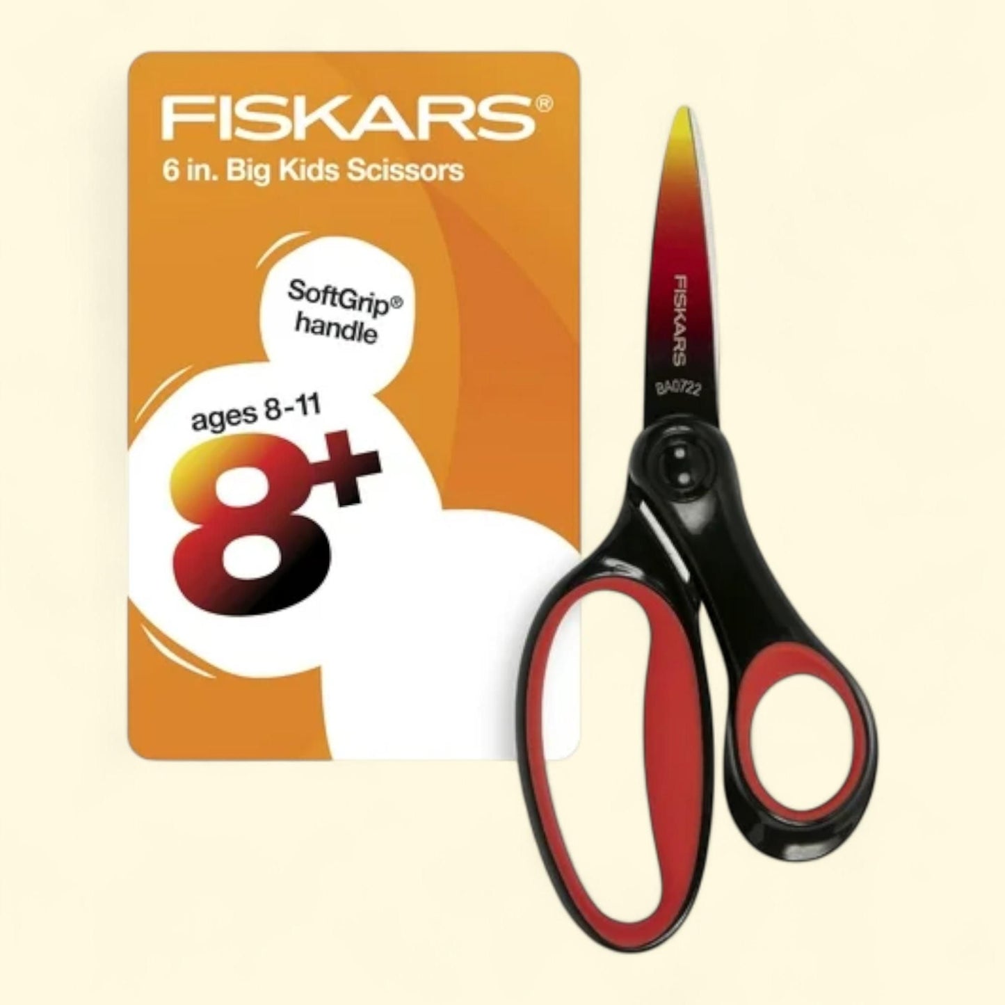 Fiskars Big Kids Scissors, 6"