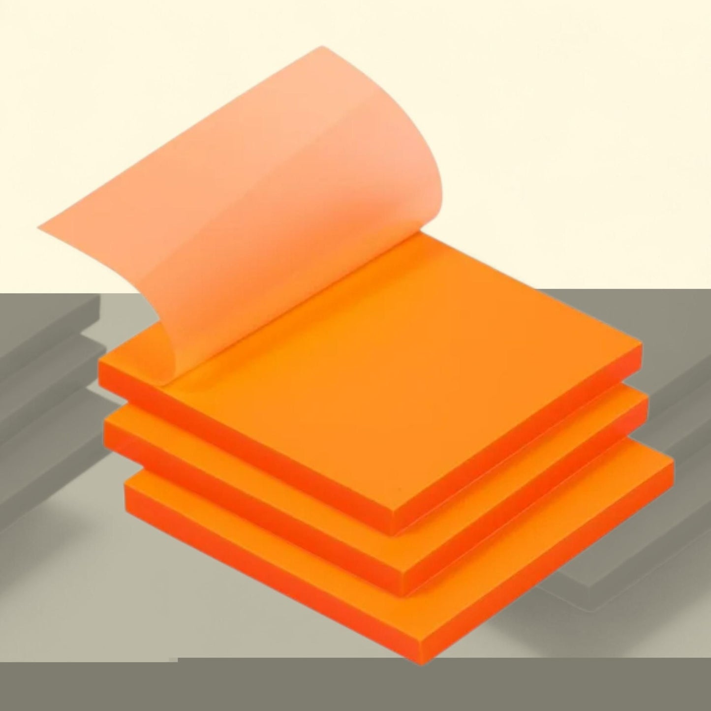 JAM Paper Sticky Note Pad, Orange, 3 x 3, 300 Sheets/Pack — authentic US product shipped worldwide by Treatspree