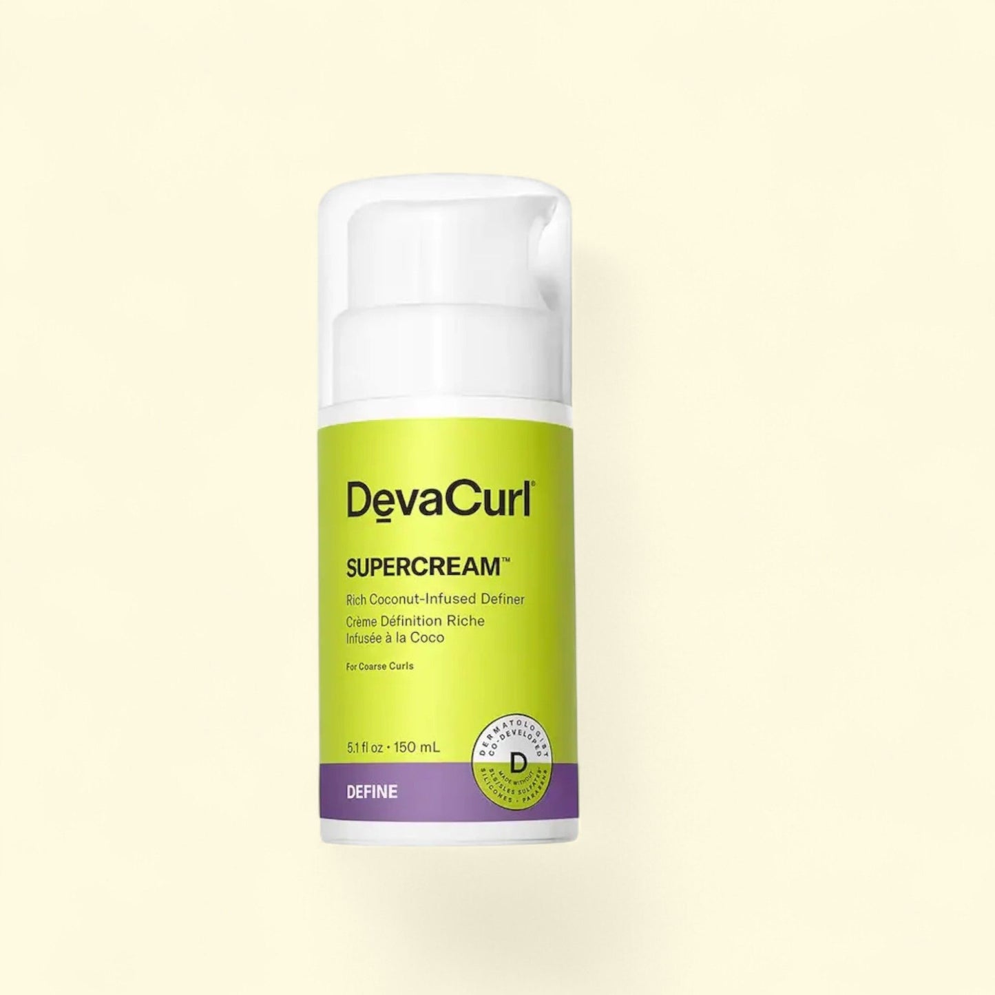 Deva Curl SuperCream Hair Curl Cream, 5.1 oz