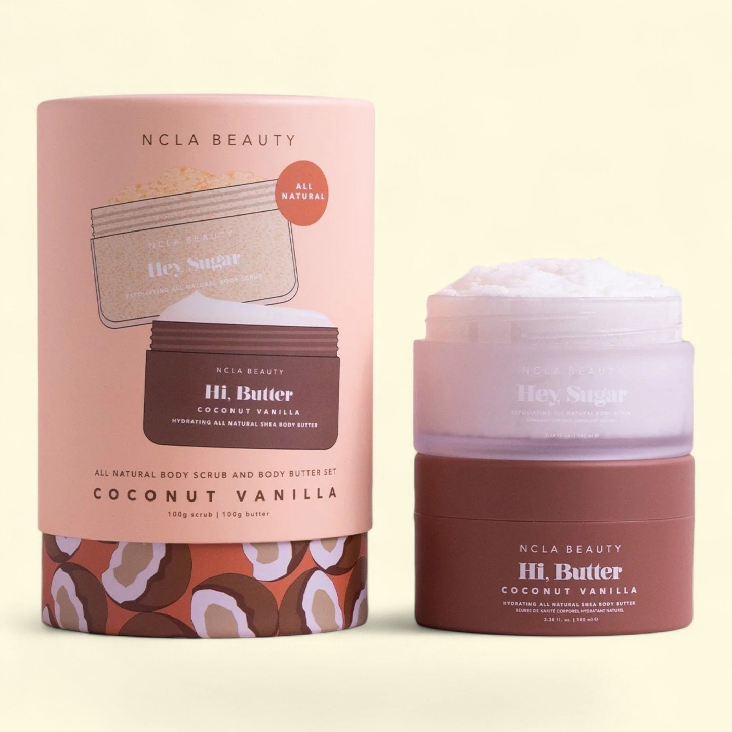 NCLA Beauty Coconut Vanilla Body Care Set, 2-piece set
