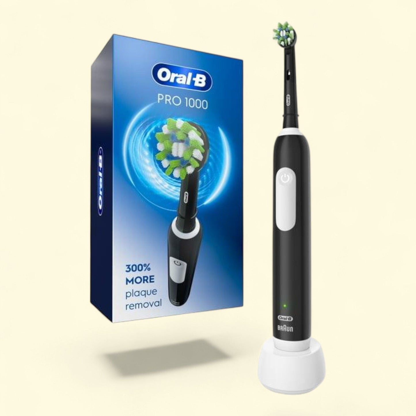 Oral-B Pro 1000 Electric Toothbrush, Black, 1 Count
