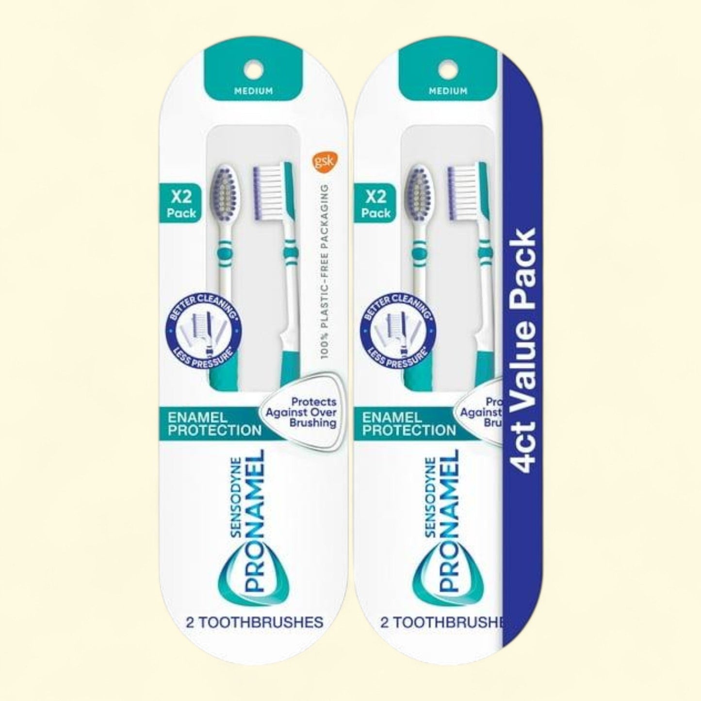 Sensodyne Pronamel Toothbrush, 4 Count — authentic US product shipped worldwide by Treatspree