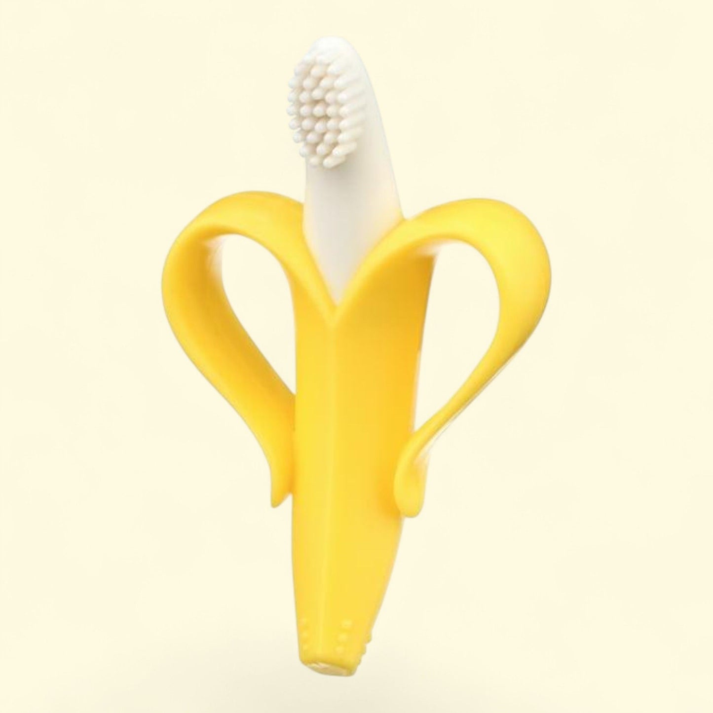 Baby Banana, Silicone Infant Training Toothbrush, Yellow, 0-12 months