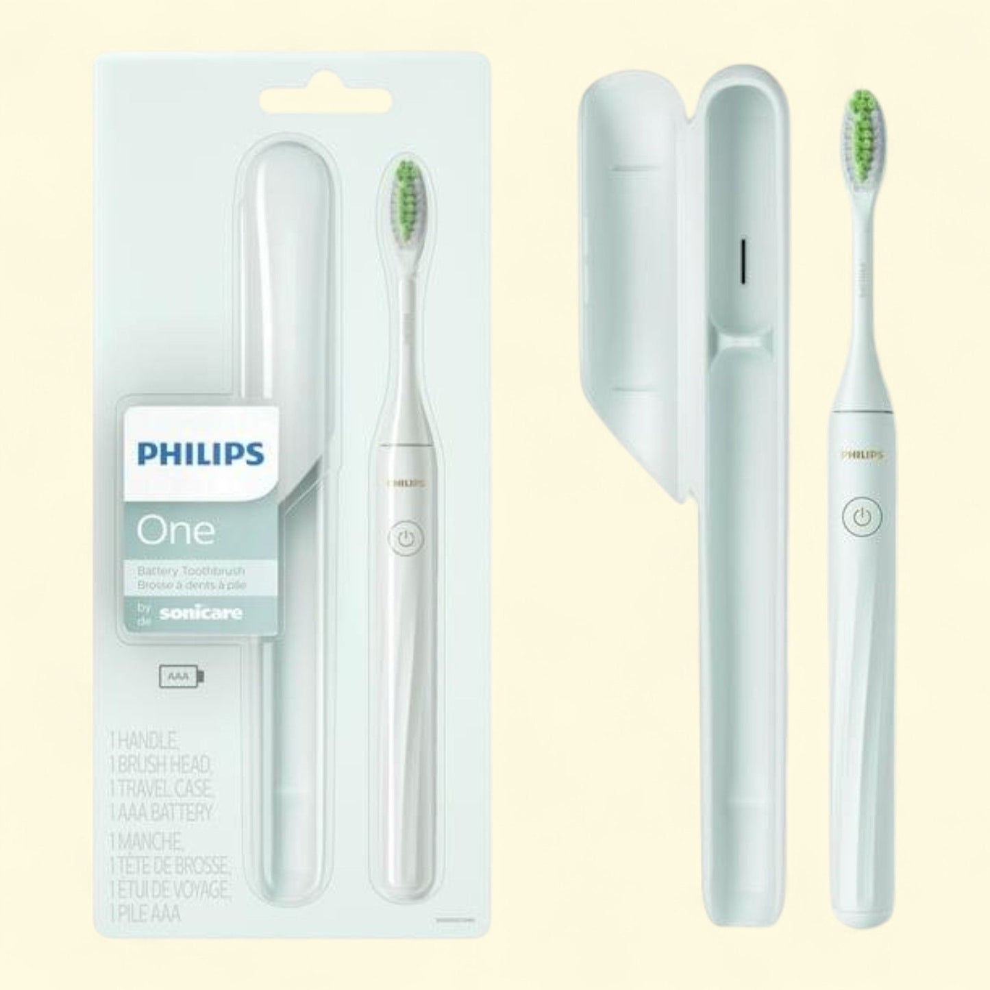 Philips Sonicare Battery Toothbrush, Mint Blue, HY1100/03
