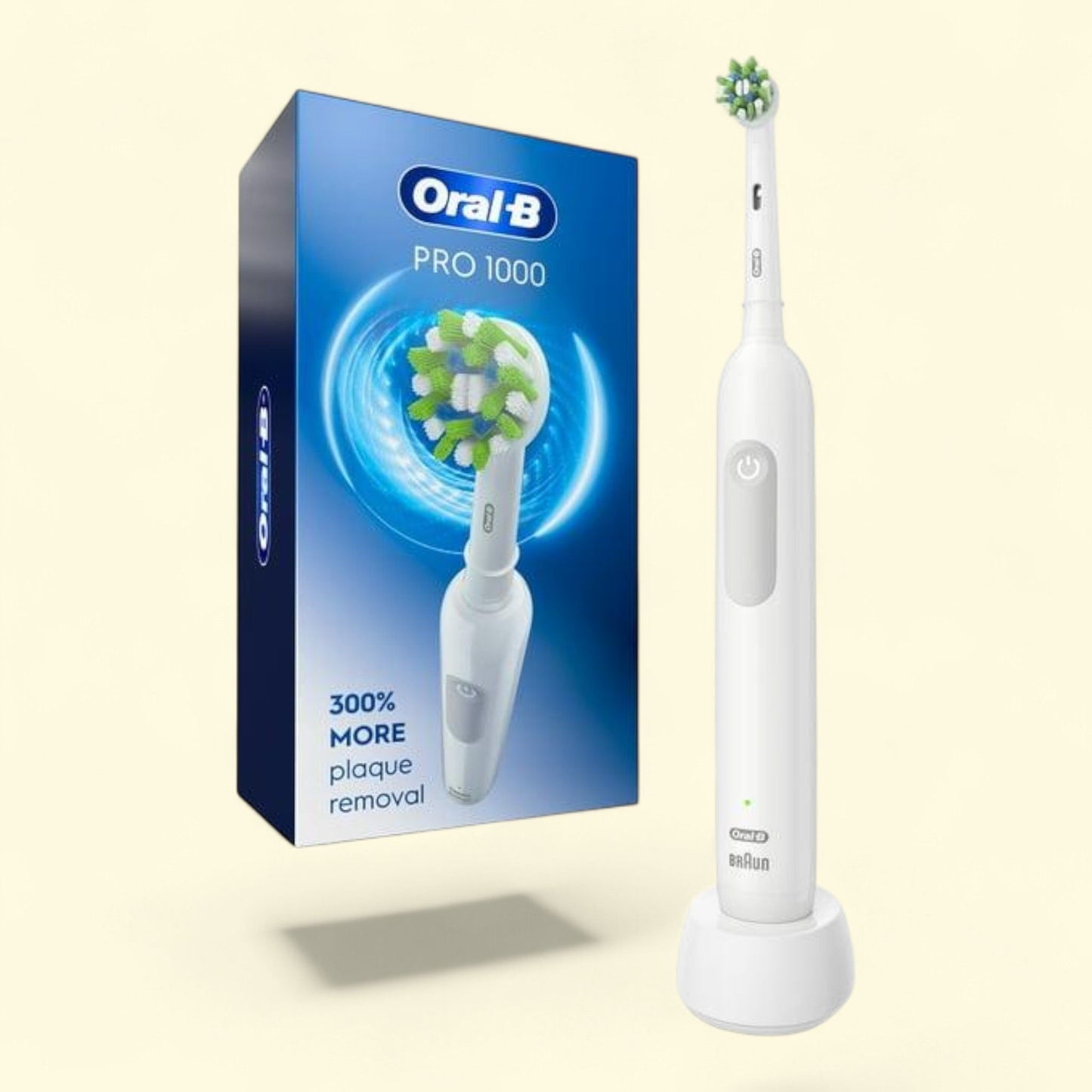Oral-B Pro 1000 Electric Toothbrush, White, 1 Count