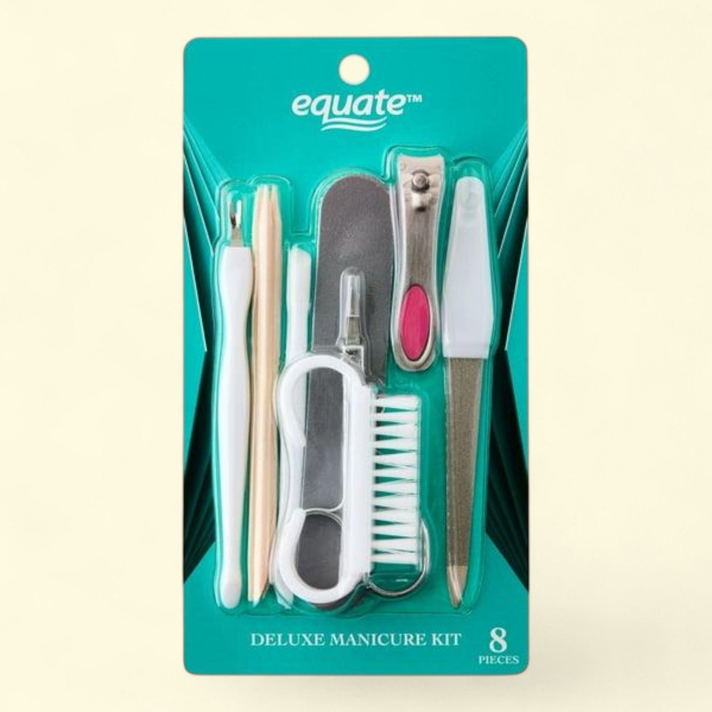 Equate Manicure Kit, 8 Count