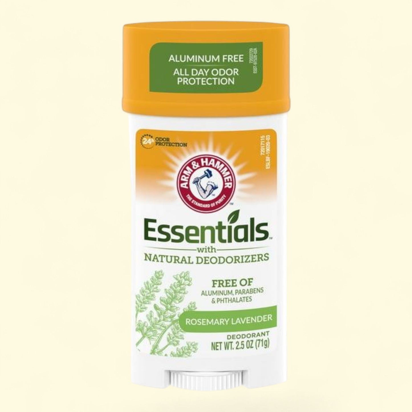 ARM & HAMMER Essentials Deodorant, Fresh Rosemary Lavender, 2.5 oz