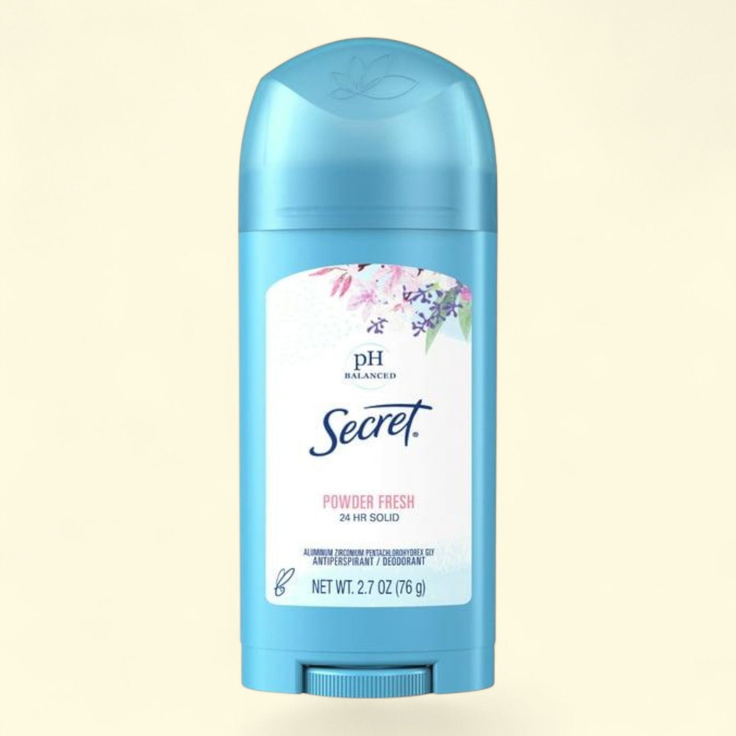 Secret Wide Solid Antiperspirant Deodorant, Powder Fresh, 2.7 oz