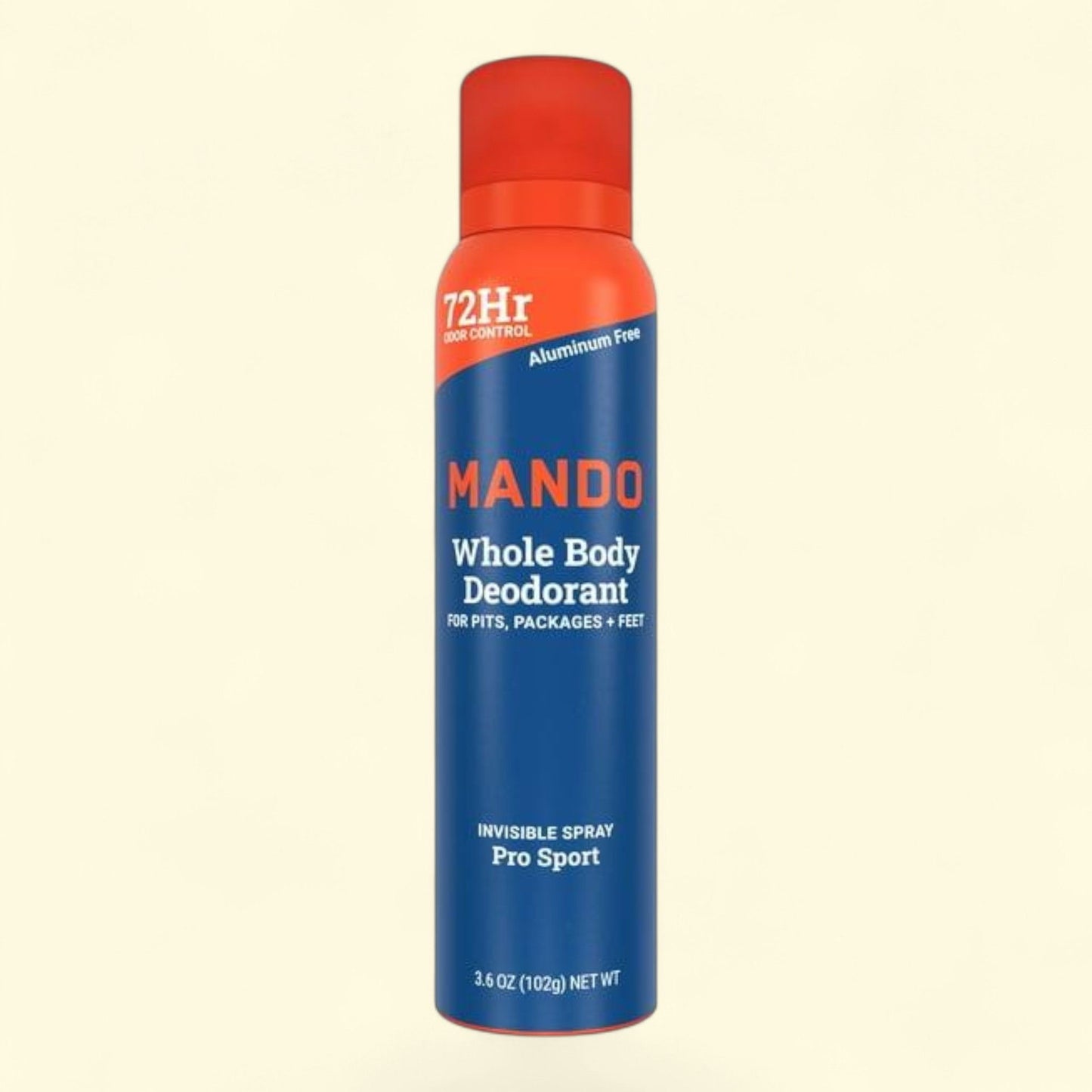 Mando Deodorant Spray for Men, 3.6 oz