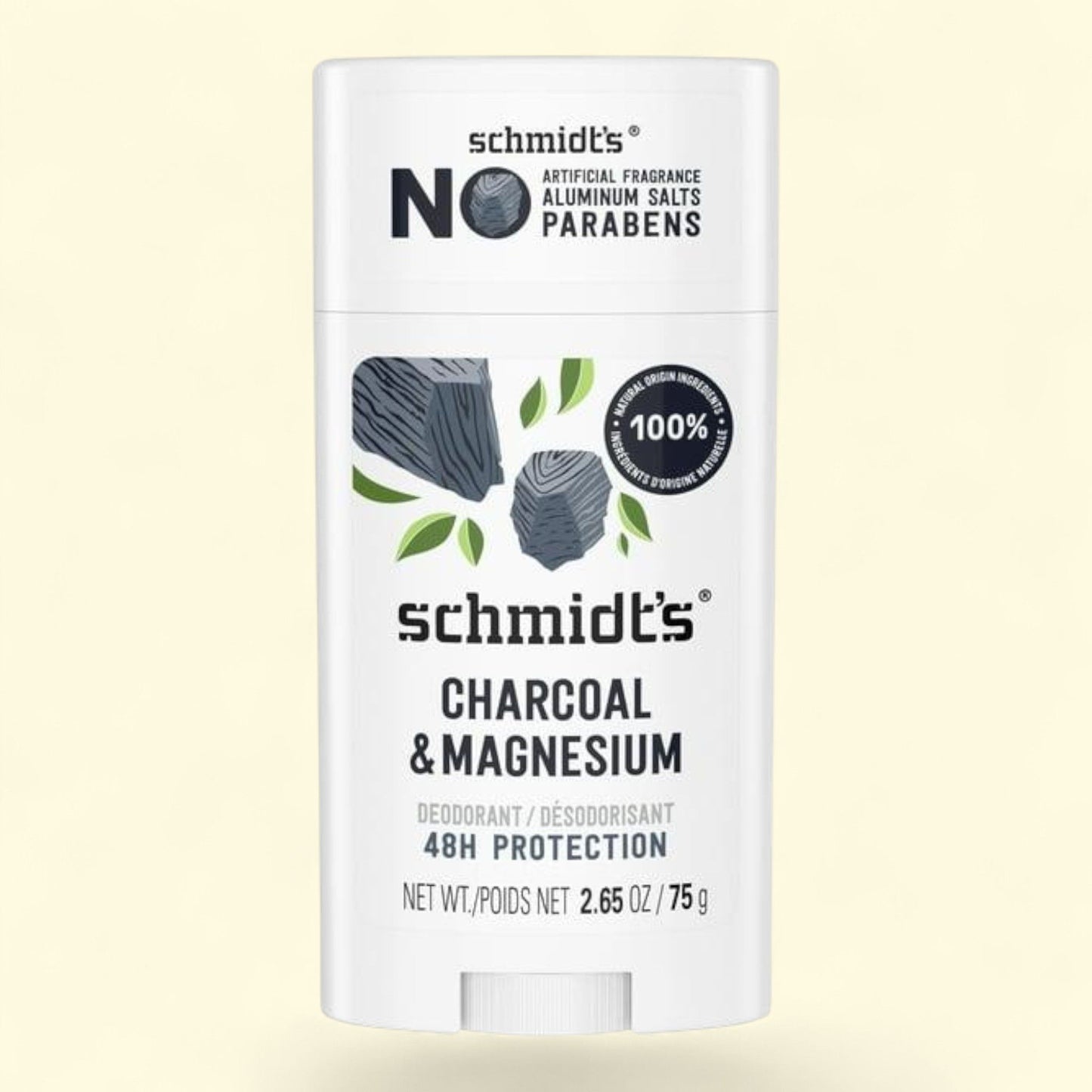 Schmidt's Charcoal & Magnesium Deodorant, 2.65 oz