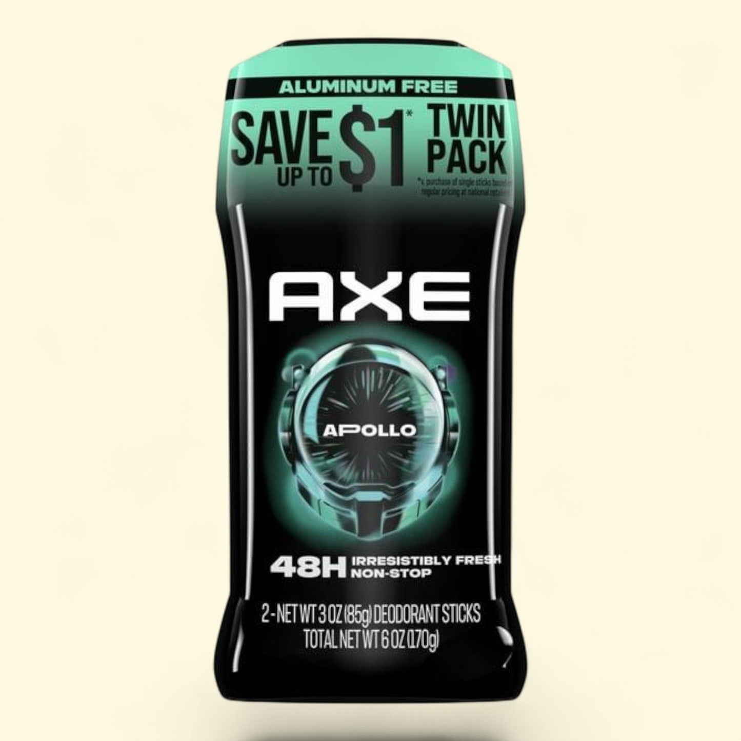 Axe Apollo Deodorant Stick, 3 oz