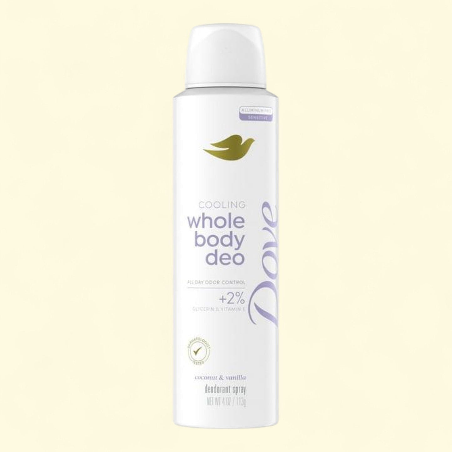 Dove Whole Body Deodorant Spray, 4 oz