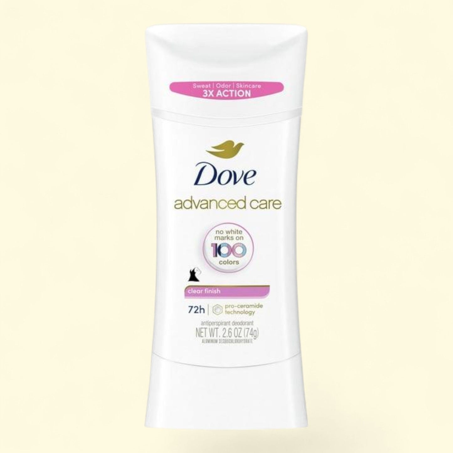 Dove Antiperspirant Deodorant Stick for Women, 2.6 oz
