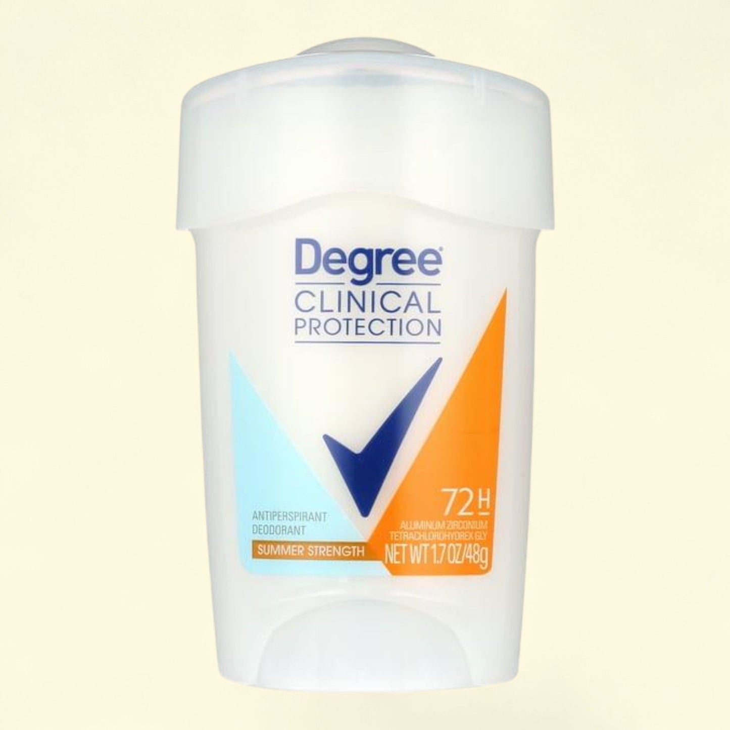 Degree Clinical Protection Antiperspirant Deodorant Stick, Summer Strength, 1.7 oz
