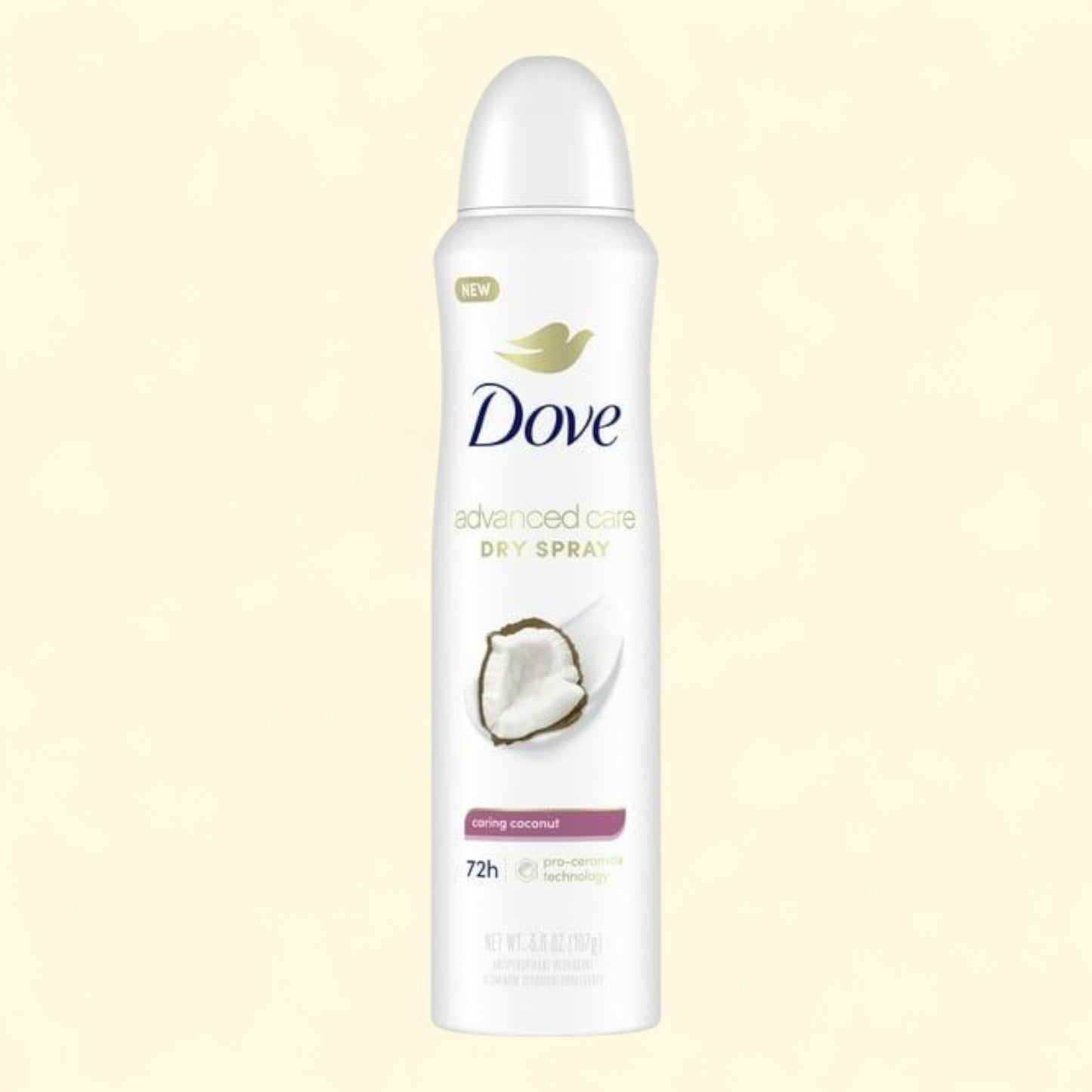 Dove Advanced Care Antiperspirant Deodorant Dry Spray, Caring Coconut, 3.8 oz, 3 Count
