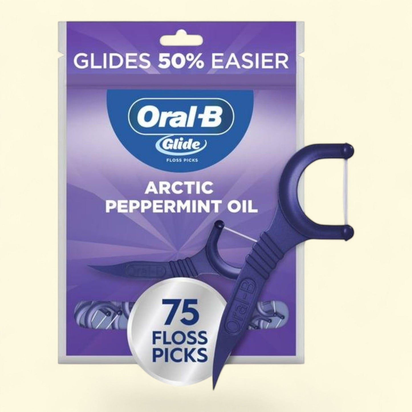 Oral-B Glide Dental Floss Picks, 75 Picks