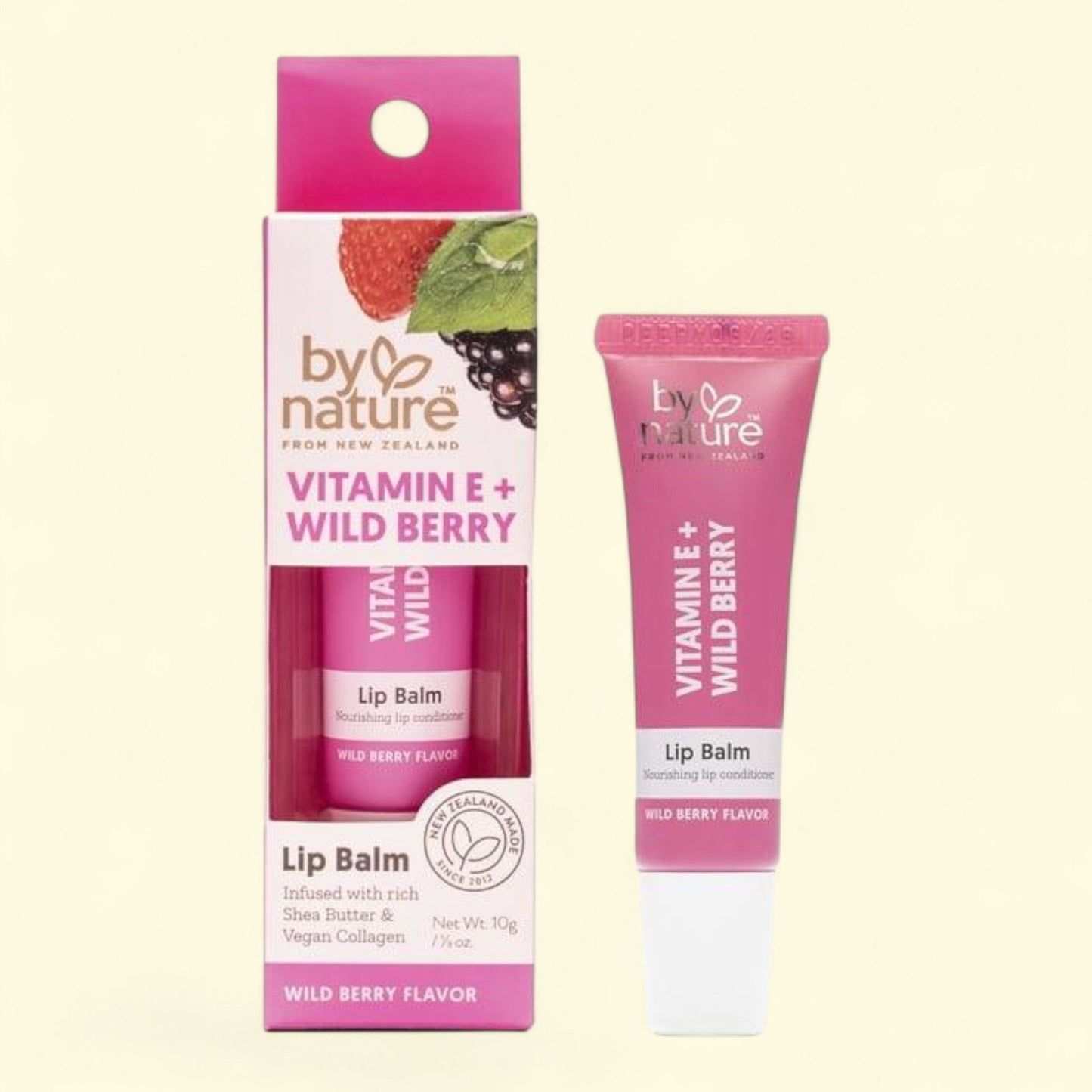By Nature Vitamin E & Wild Berry Lip Balm, 1 Each