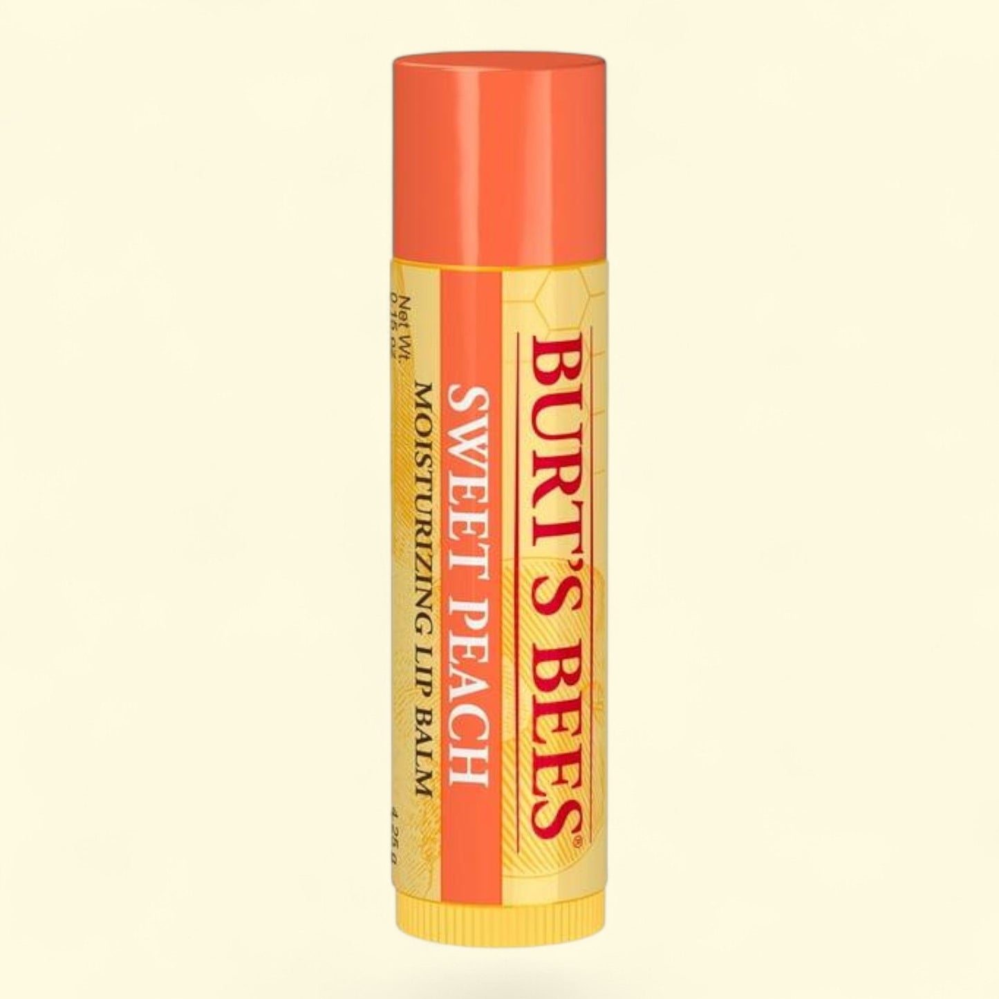 Burt's Bees Sweet Peach Lip Balm, 0.15 oz