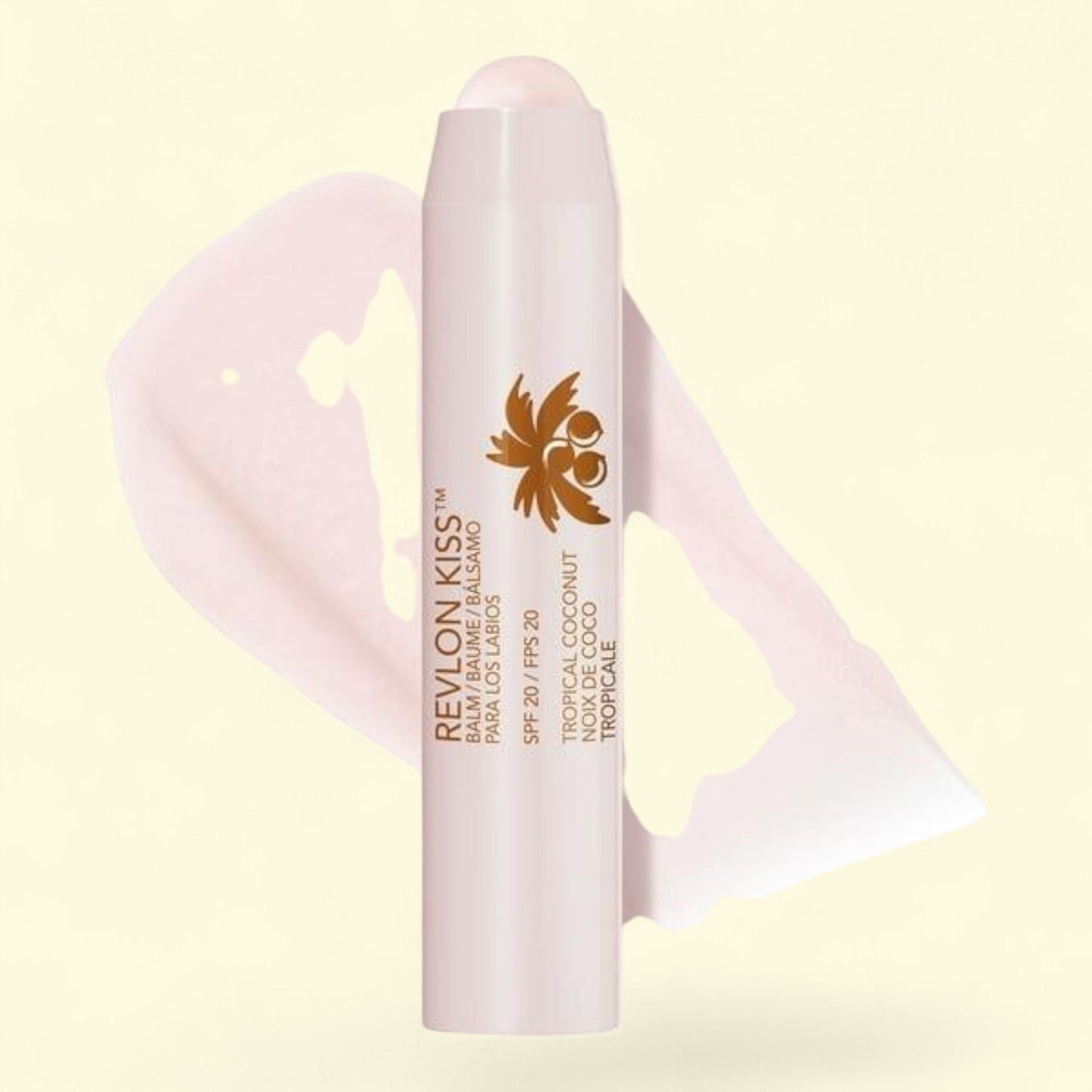 Revlon Kiss Hydrating Lip Balm, Tropical Coconut, 0.09 oz