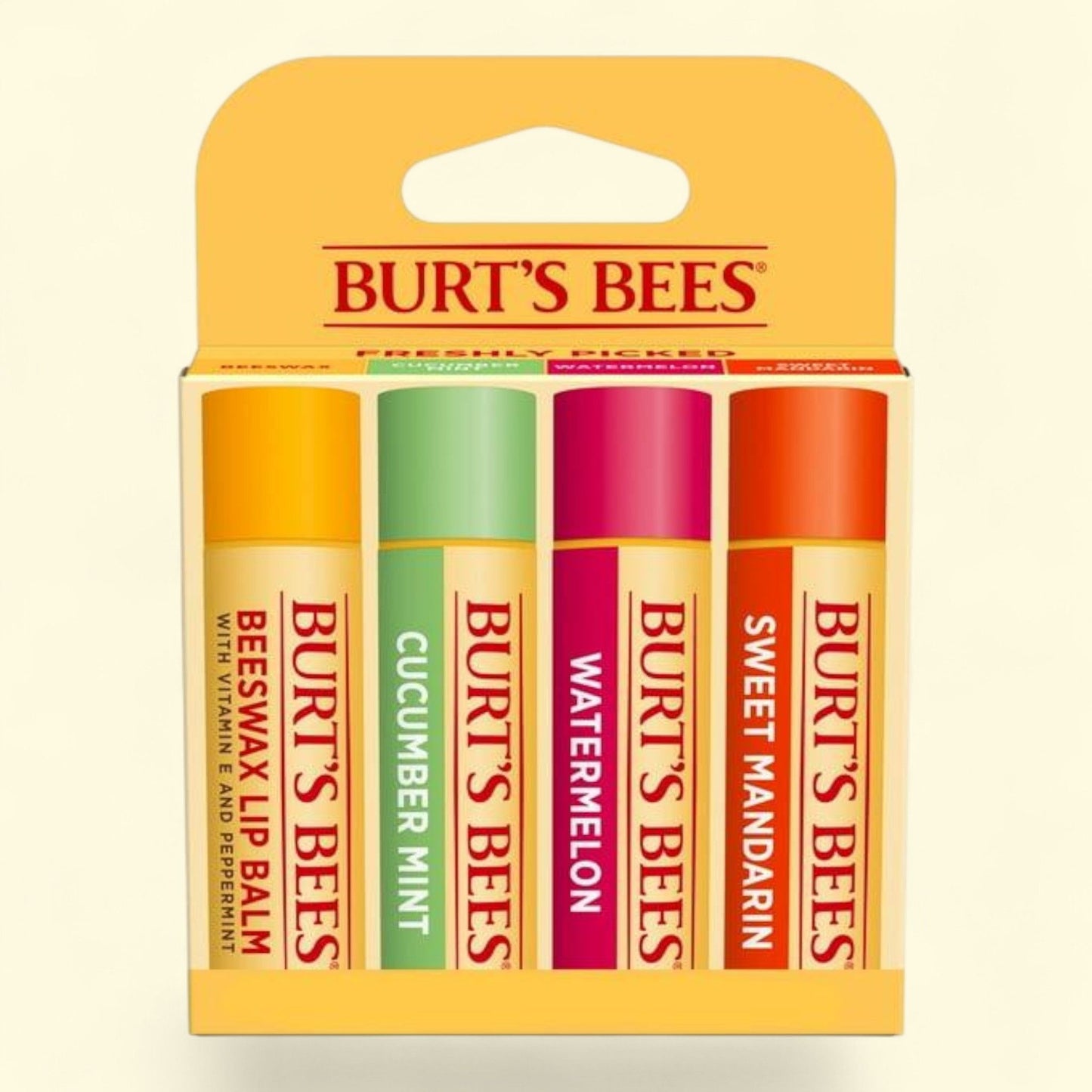 Burt's Bees Lip Balm Pack, 4 ct, 0.15 oz.