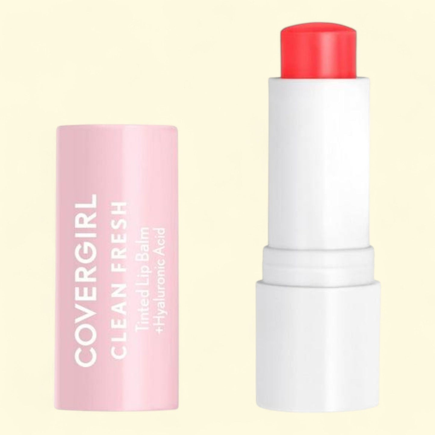 COVERGIRL Clean Fresh Lip Balm, 300 Life Is Pink, 0.14 oz